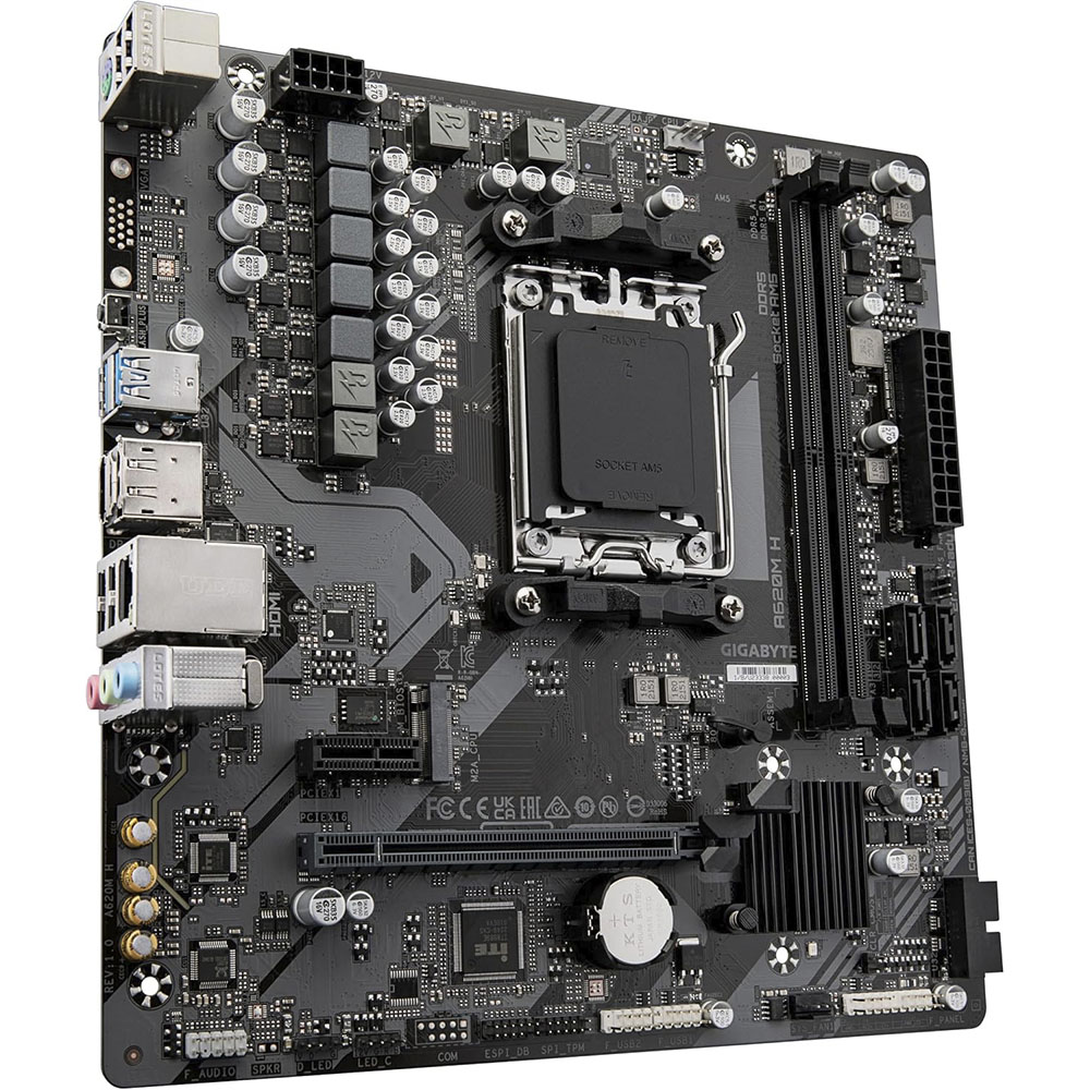 Foto 4 pulgar | Mb Gigabyte A620m H Ryzen Am5 Ddr5 128gb Hdmi Atx A620m H V2