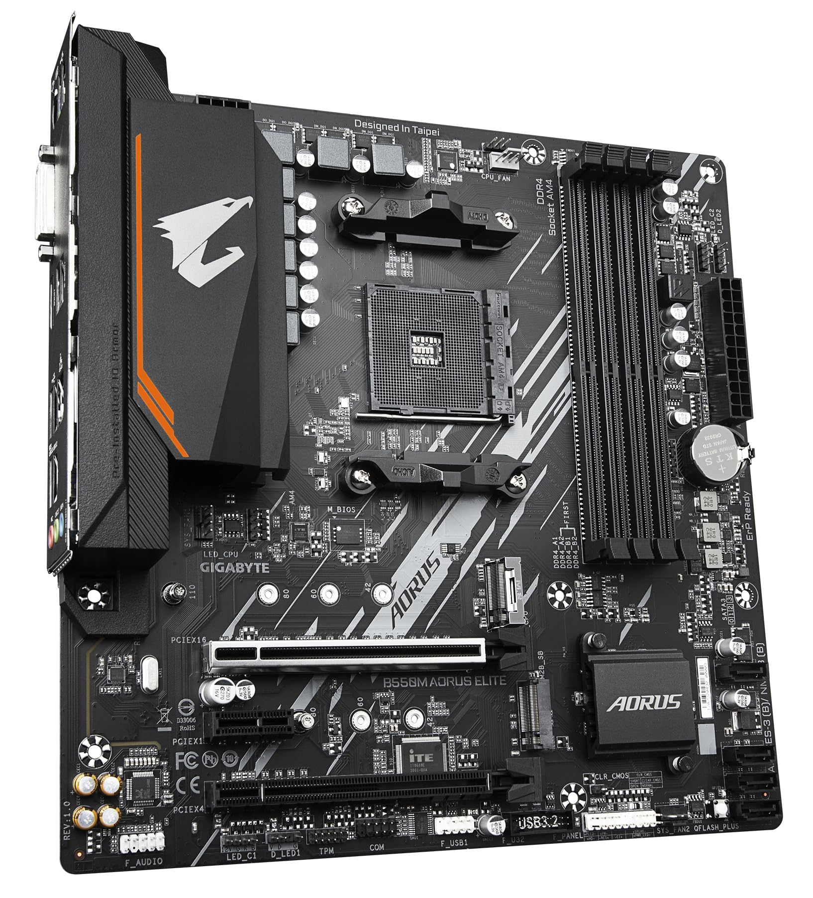 Foto 4 pulgar | Placa Madre Gigabyte Amd B550 Aorus Elite Micro Atx Ddr4 - Venta Internacional