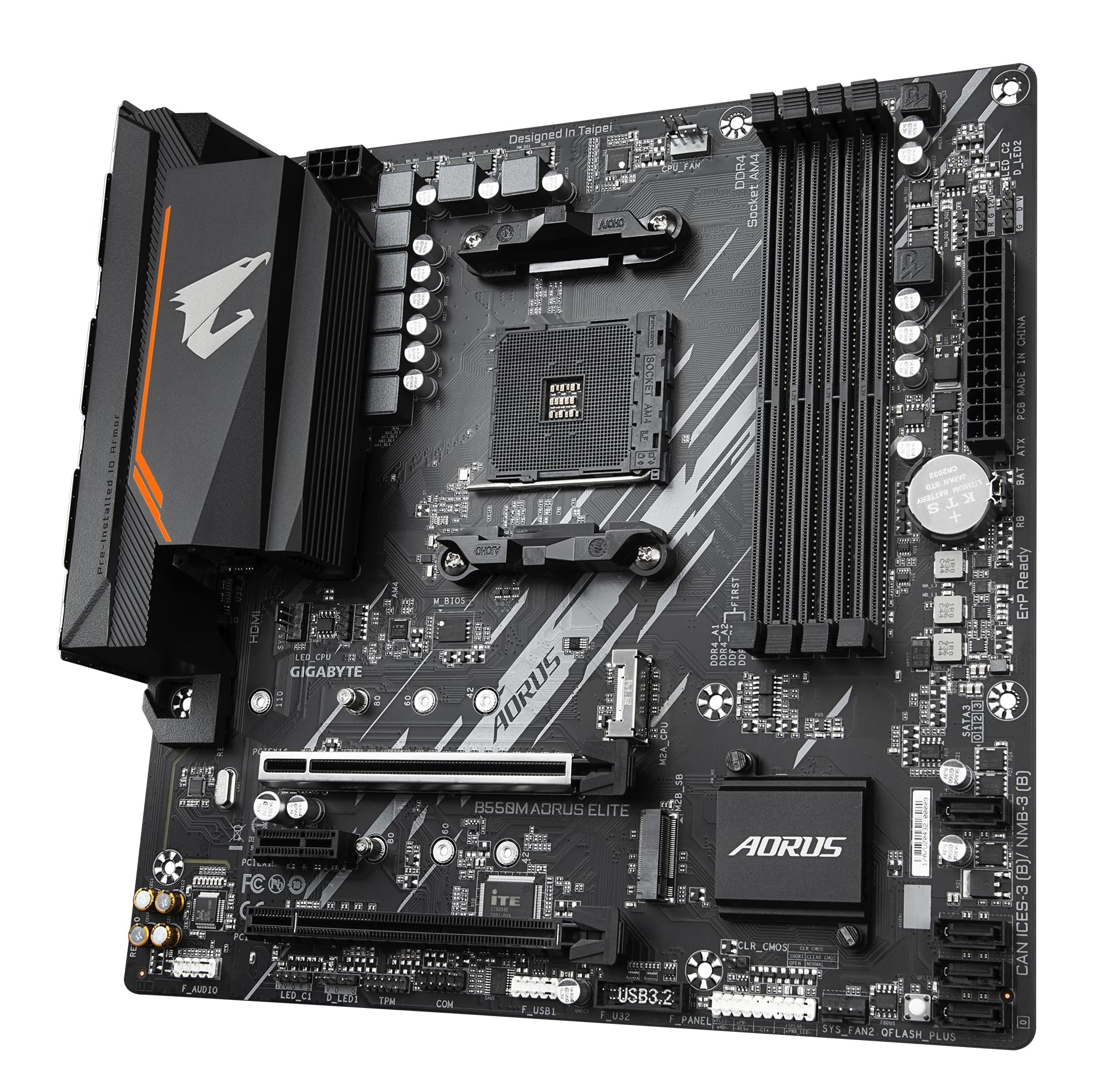 Foto 5 pulgar | Placa Madre Gigabyte Amd B550 Aorus Elite Micro Atx Ddr4 - Venta Internacional