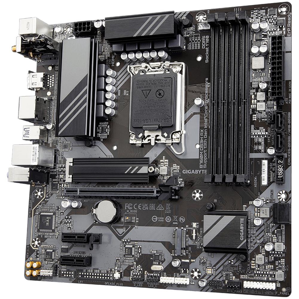 Foto 3 | Tarjeta Madre Gigabyte B760m Ds3h Ax Lga 1700 4x Ddr5 M.2 Pcie 4.0 Wifi 6e Bt 5.3 Micro Atx