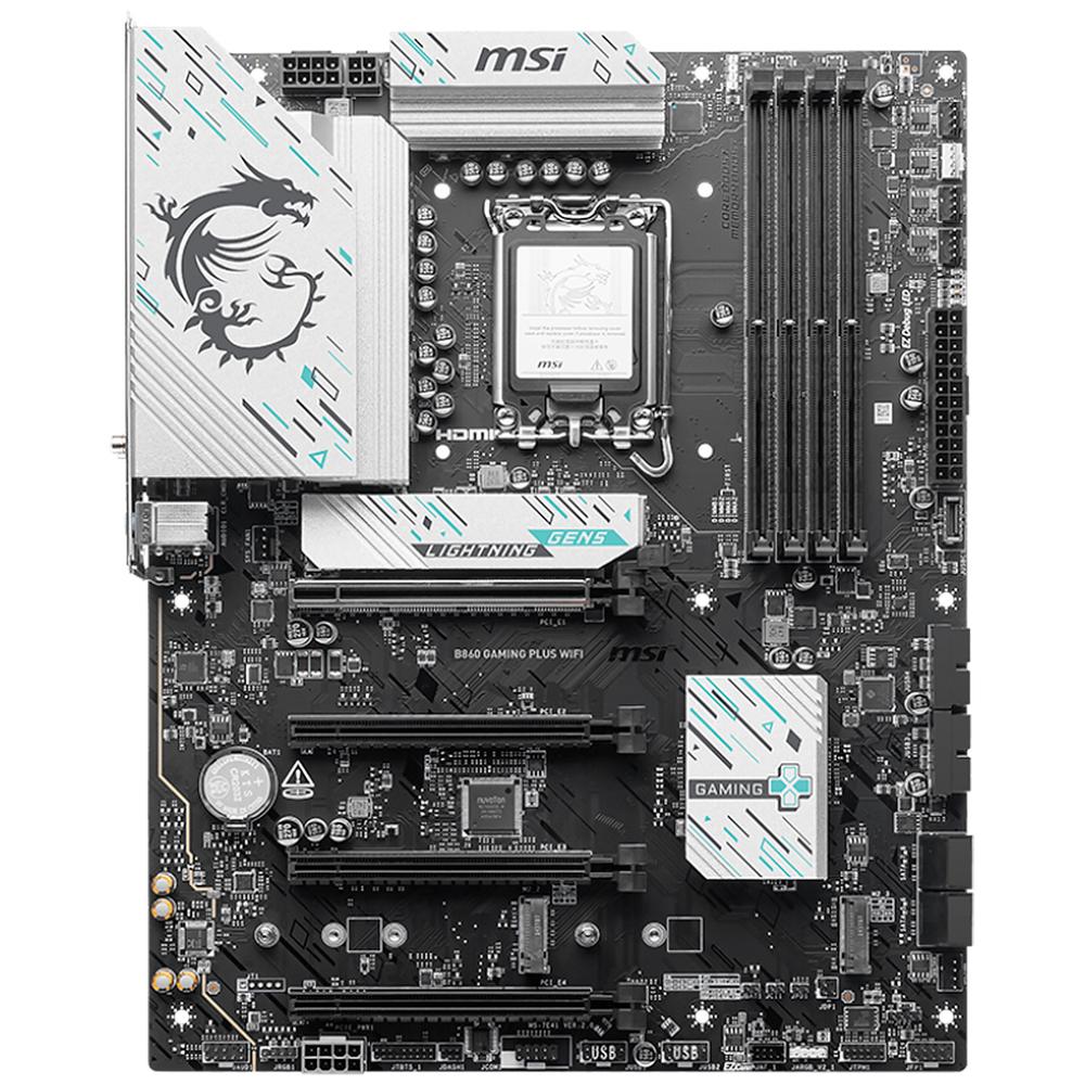 Foto 3 pulgar | Tarjeta Madre Msi B860 Gaming Plus Wifi Lga1851 4x Ddr5 3x M.2 Pcie 5.0 Usb-c Wifi 7 Bt 5.4 Atx