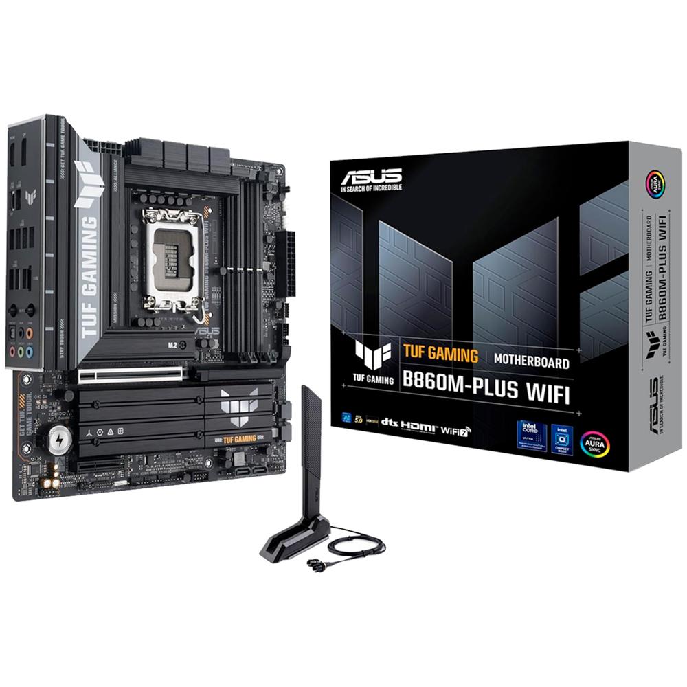 Foto 2 pulgar | Tarjeta Madre Asus Tuf Gaming B860m-plus Wifi Lga1851 4x Ddr5 3x M.2 Pcie 5.0 Usb-c Wifi 7 Bt 5.4 Micro Atx