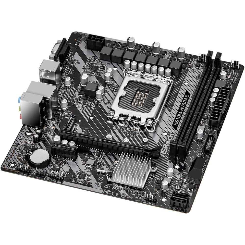 Foto 4 pulgar | Tarjeta Madre Asrock H610m-hvs/m.2 R2.0 Lga 1700 2x Ddr4 M.2 Pcie 4.0 Micro Atx