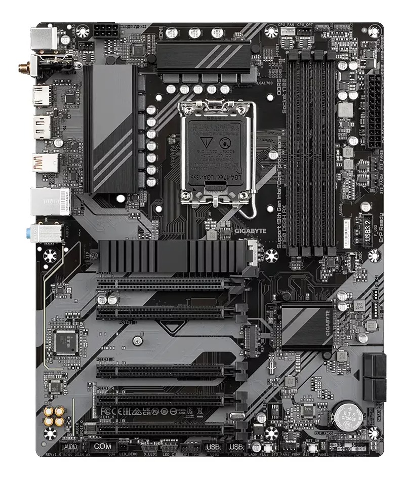 Foto 2 | Mb Gigabyte B760 Ds3h Ax Intel 1700 Ddr5 G4gb Atx B760 Ds3h Ax