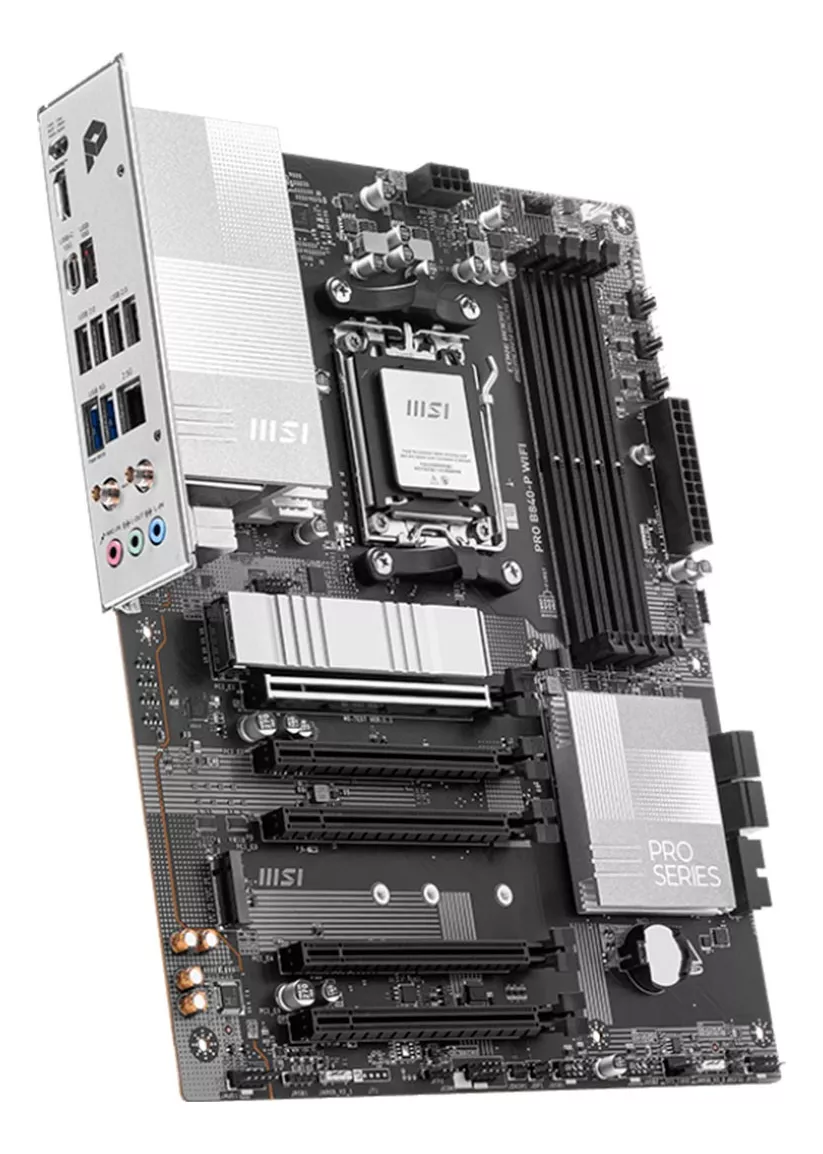 Foto 4 pulgar | Mb Msi Pro B840-p Wifi Amd Am5 Ddr5 256gb Atx Hdmi Usb-c Pro B840-p Wifi Ddr4