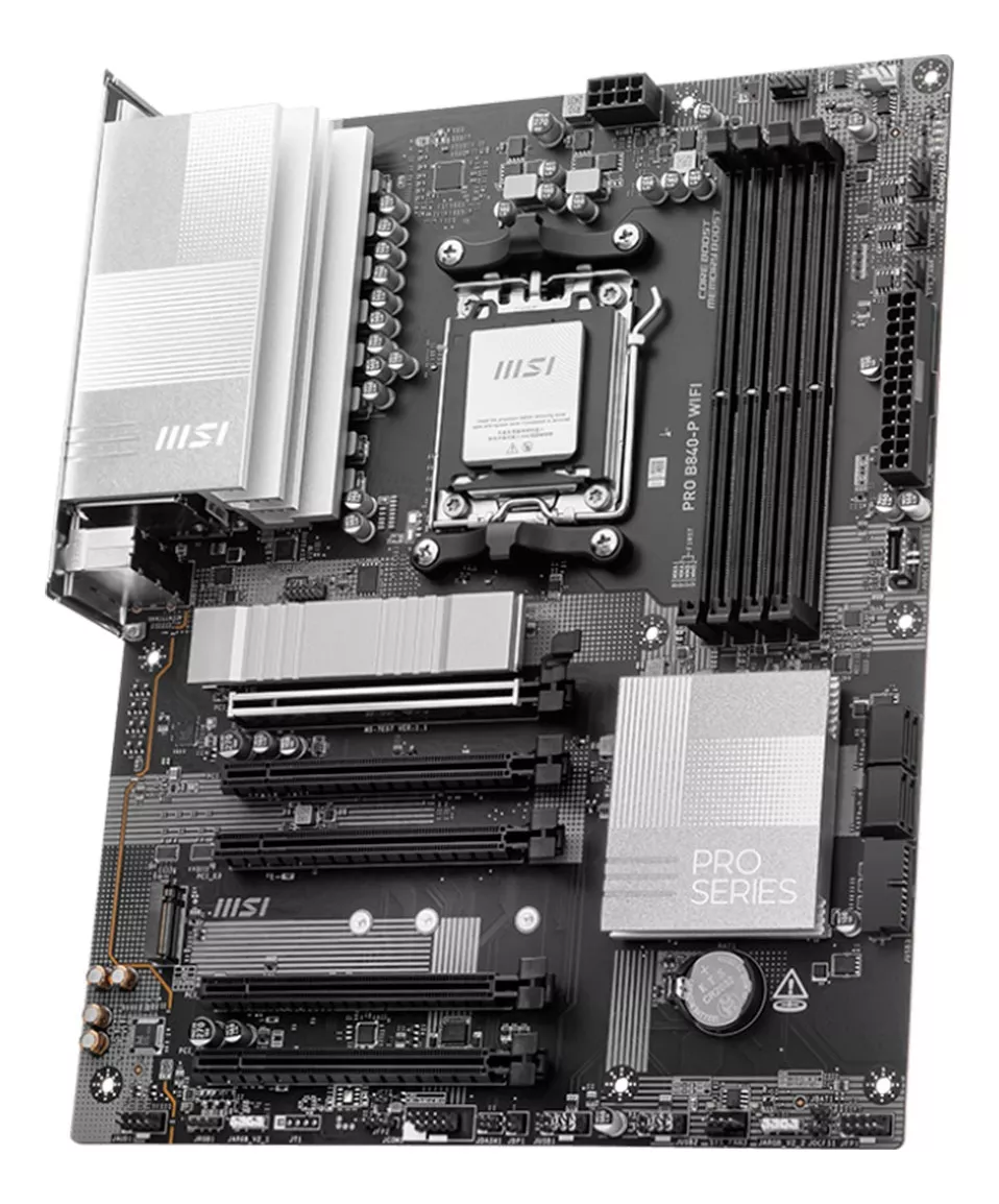 Foto 5 pulgar | Mb Msi Pro B840-p Wifi Amd Am5 Ddr5 256gb Atx Hdmi Usb-c Pro B840-p Wifi Ddr4