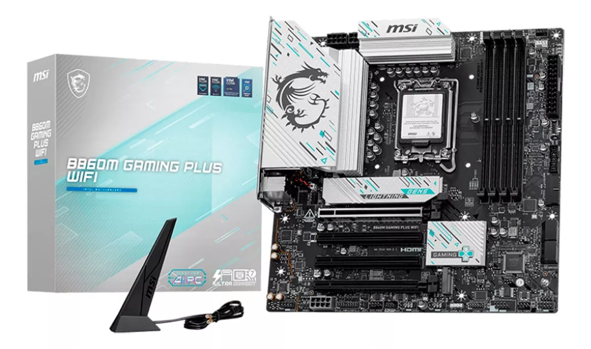 Mb Msi B860m Gaming Plus Wifi Intel Gen15 Ddr5 256gb Lga1851 M-atx Hdmi Dp Usb-c B860m Gaming Plus Wifi