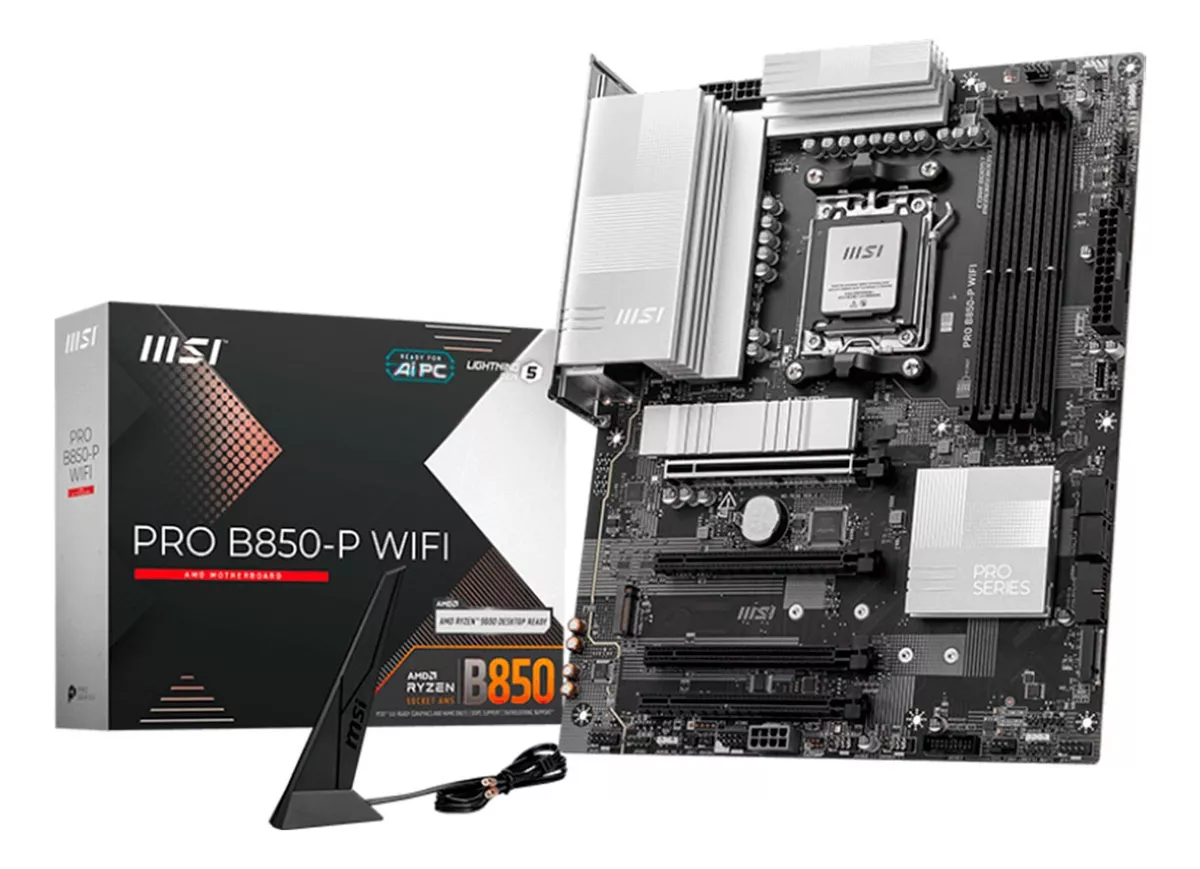 Foto 2 pulgar | Mb Msi Pro B850-p Wifi Amd Ddr5 256gb Am5 Atx Hdmi Usb-c Pro B850-p Wifi