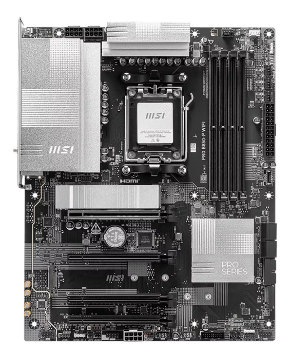 Foto 3 pulgar | Mb Msi Pro B850-p Wifi Amd Ddr5 256gb Am5 Atx Hdmi Usb-c Pro B850-p Wifi