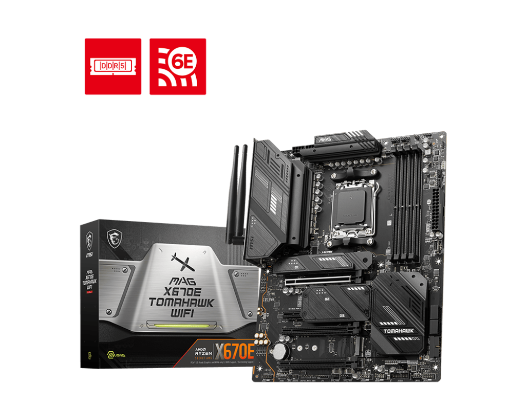 Mb Msi X670e Tomahawk Wifi Amd Ddr5 256gb Atx Dp Hdmi Usb-c Mag X670e Tomahawk Wifi