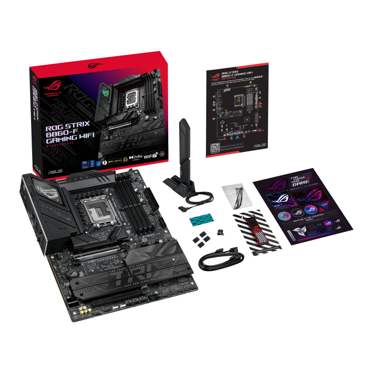 Foto 4 | Mb Asus Rog Strix B860-f Gaming Wifi Intel 1851 256gb Ddr5 Atx Hdmi Dp 90mb1jg0-m0eay0