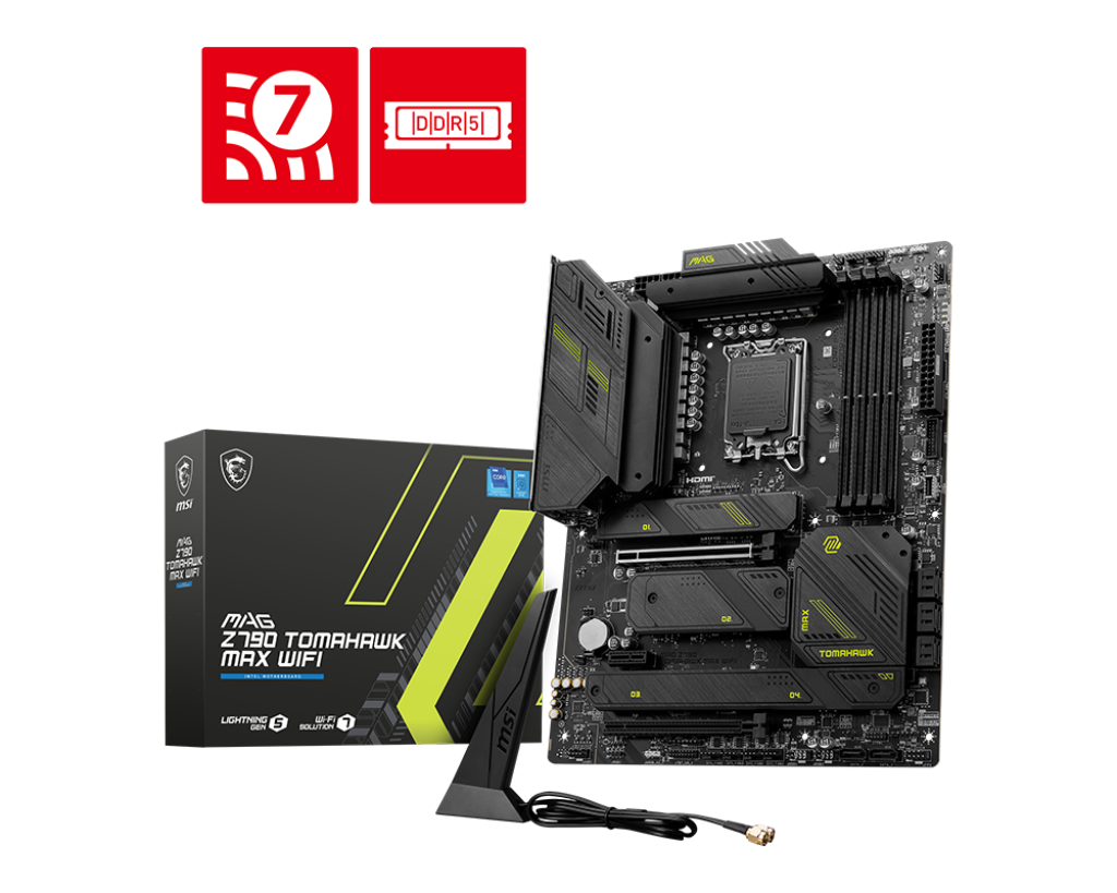 Mb Msi Z790 Tomahawk Max Wifi Intel 14va Lga1700 256gb Atx Dp Hdmi Usb-c Mag Z790 Tomahawk Max Wifi $6,454