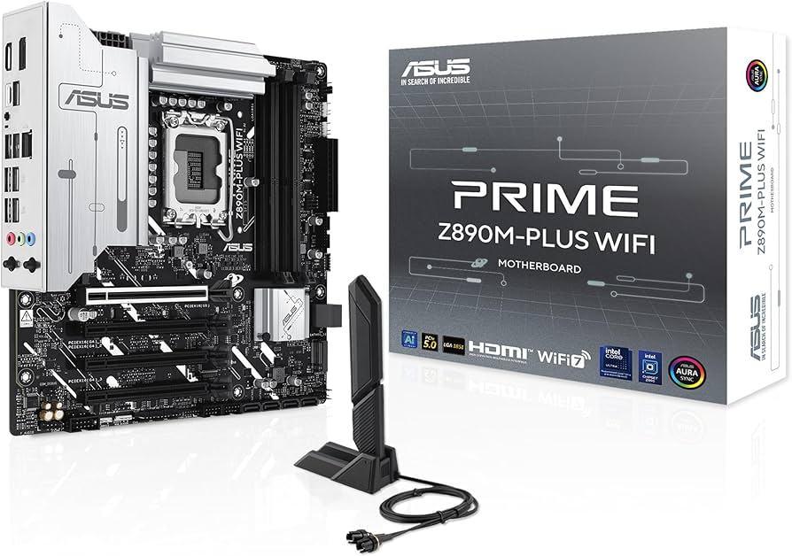 Foto 1 | Mb Asus Prime Z890m-plus Wifi 256gb Intel Lga1851ddr5 Hdmi Atx Dp 90mb1j80-mvaay0