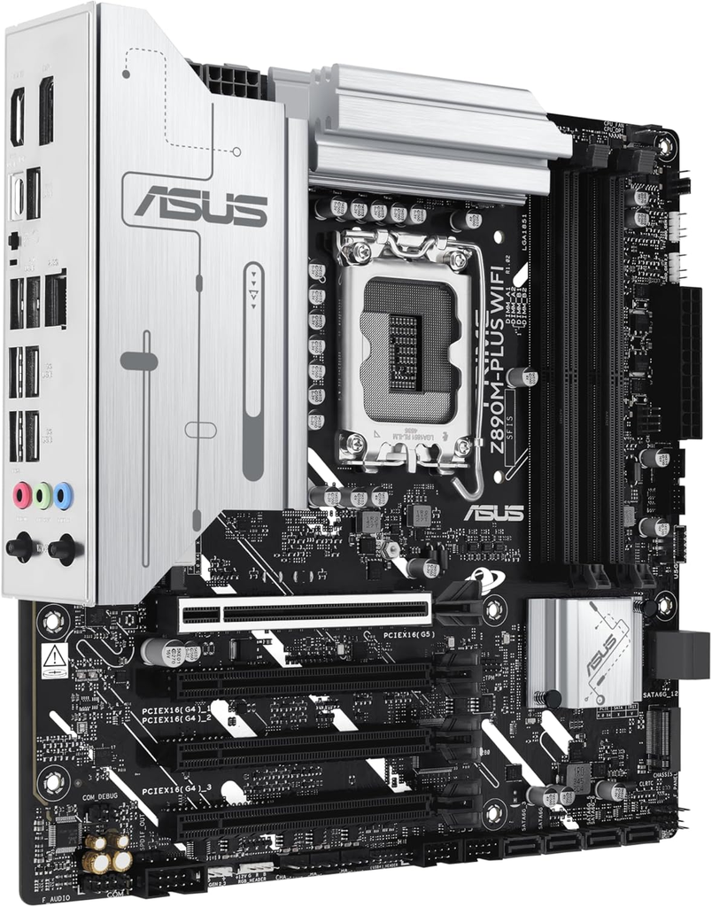 Foto 3 | Mb Asus Prime Z890m-plus Wifi 256gb Intel Lga1851ddr5 Hdmi Atx Dp 90mb1j80-mvaay0
