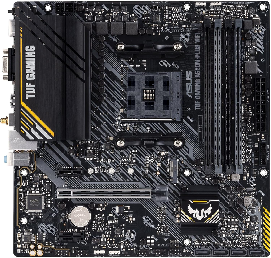 Foto 2 | Mb Asus Tuf Gaming A520m-plus Wifi Am4 Ddr4 Matx Hdmi Dp 90mb17f0-m0eay0