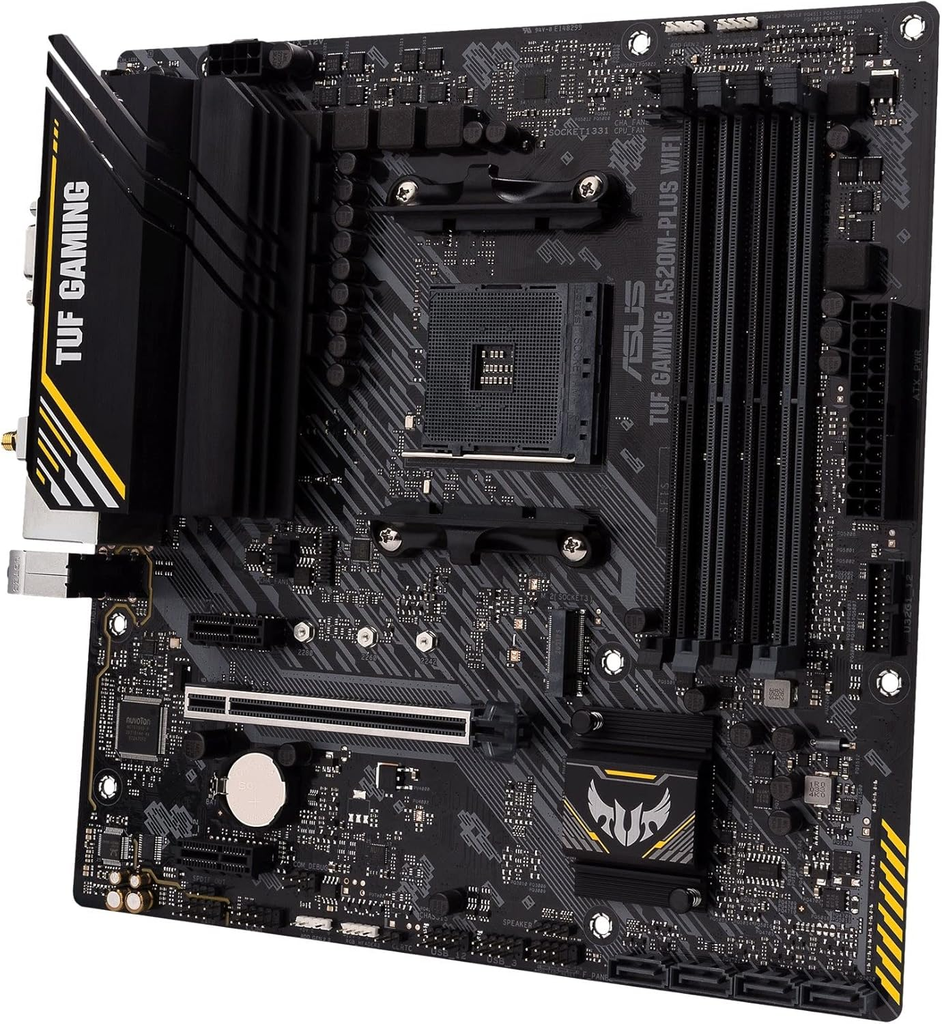Foto 3 | Mb Asus Tuf Gaming A520m-plus Wifi Am4 Ddr4 Matx Hdmi Dp 90mb17f0-m0eay0
