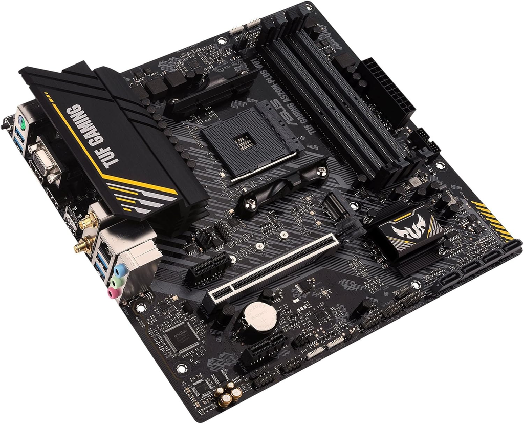 Foto 4 | Mb Asus Tuf Gaming A520m-plus Wifi Am4 Ddr4 Matx Hdmi Dp 90mb17f0-m0eay0