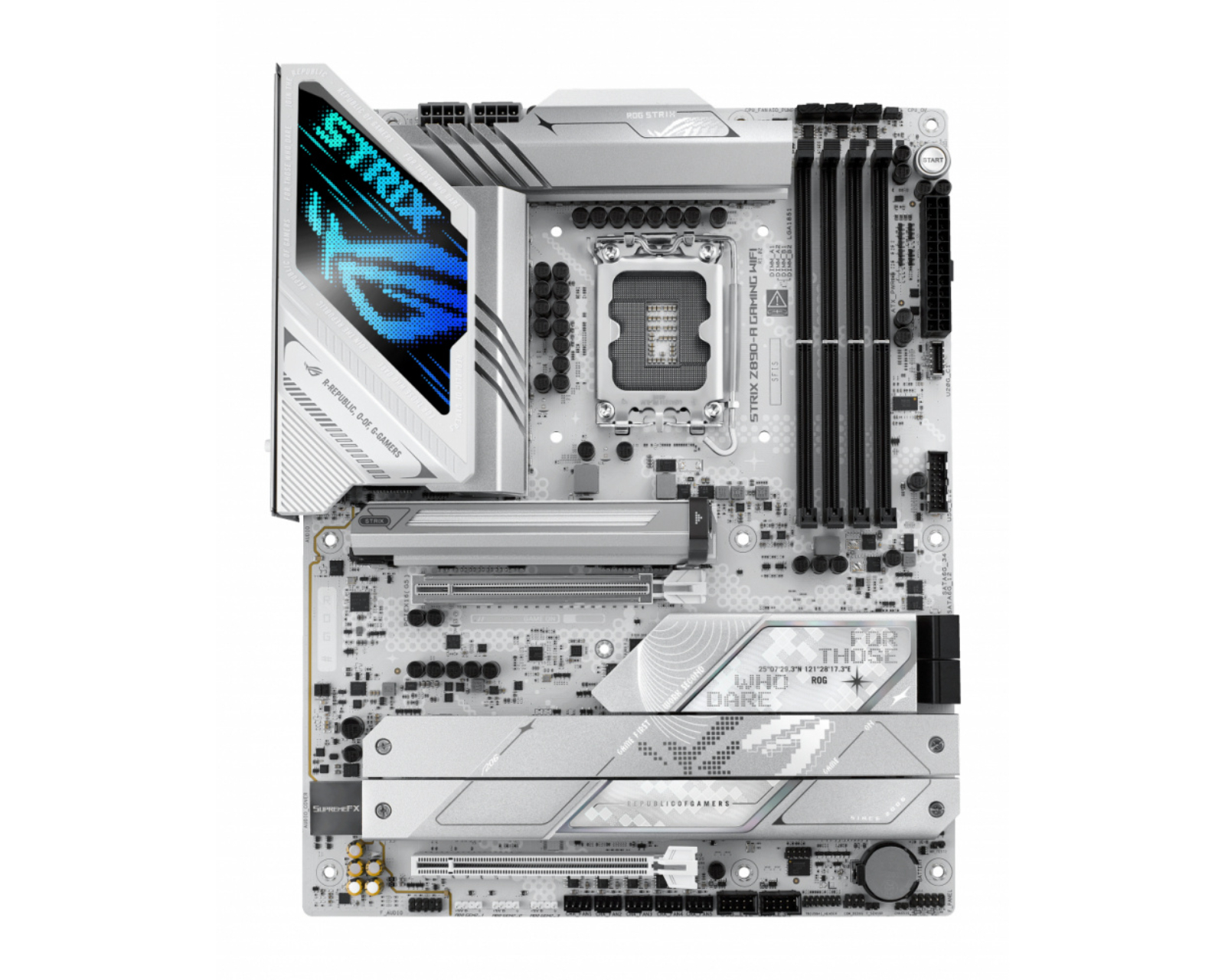 Tarjeta Madre Asus Rog Strix Z890-a Gaming Wifi Atx Lga 1851 Intel Z890 192gb Ddr5 Hdmi Dp Para Intel