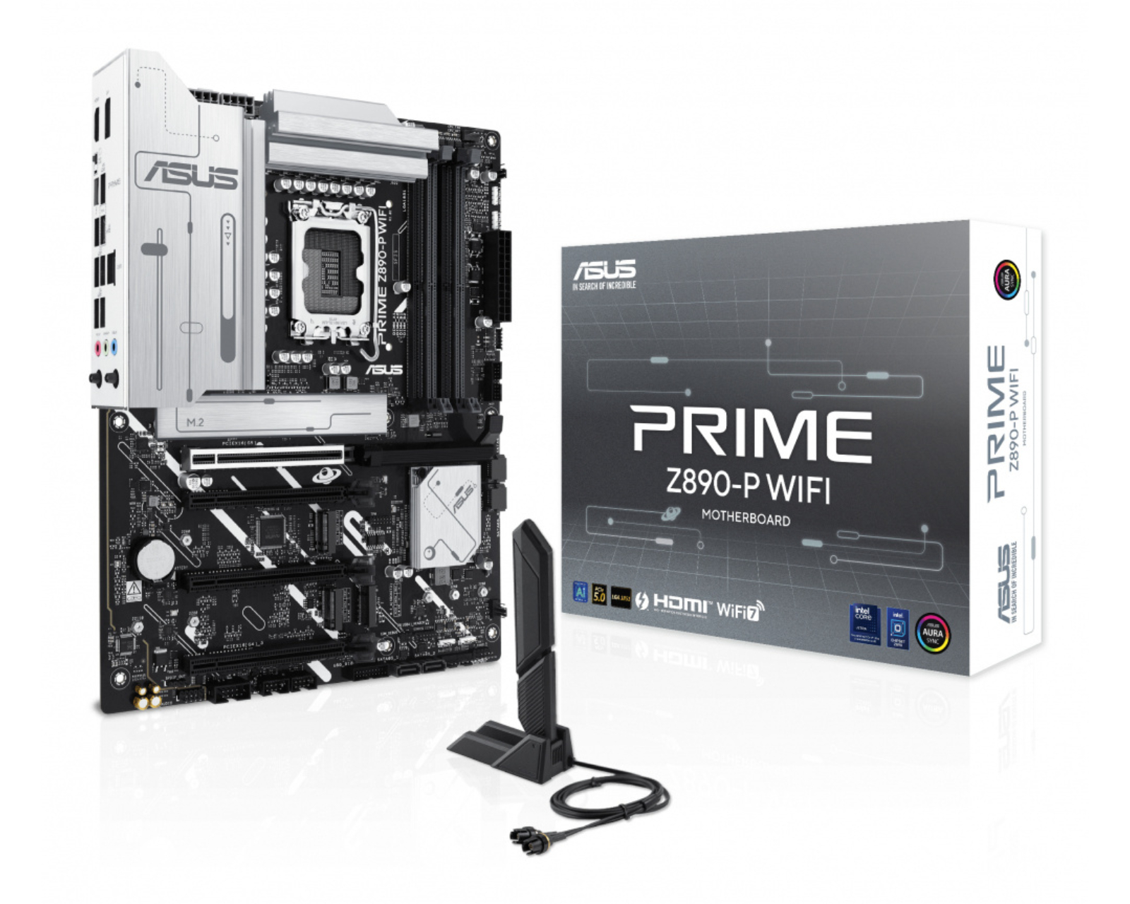 Tarjeta Madre Asus Prime Z890-p Atx Lga 1851 Socket V1 Intel Z890 192gb Ddr5 Hdmi Dp Para Intel