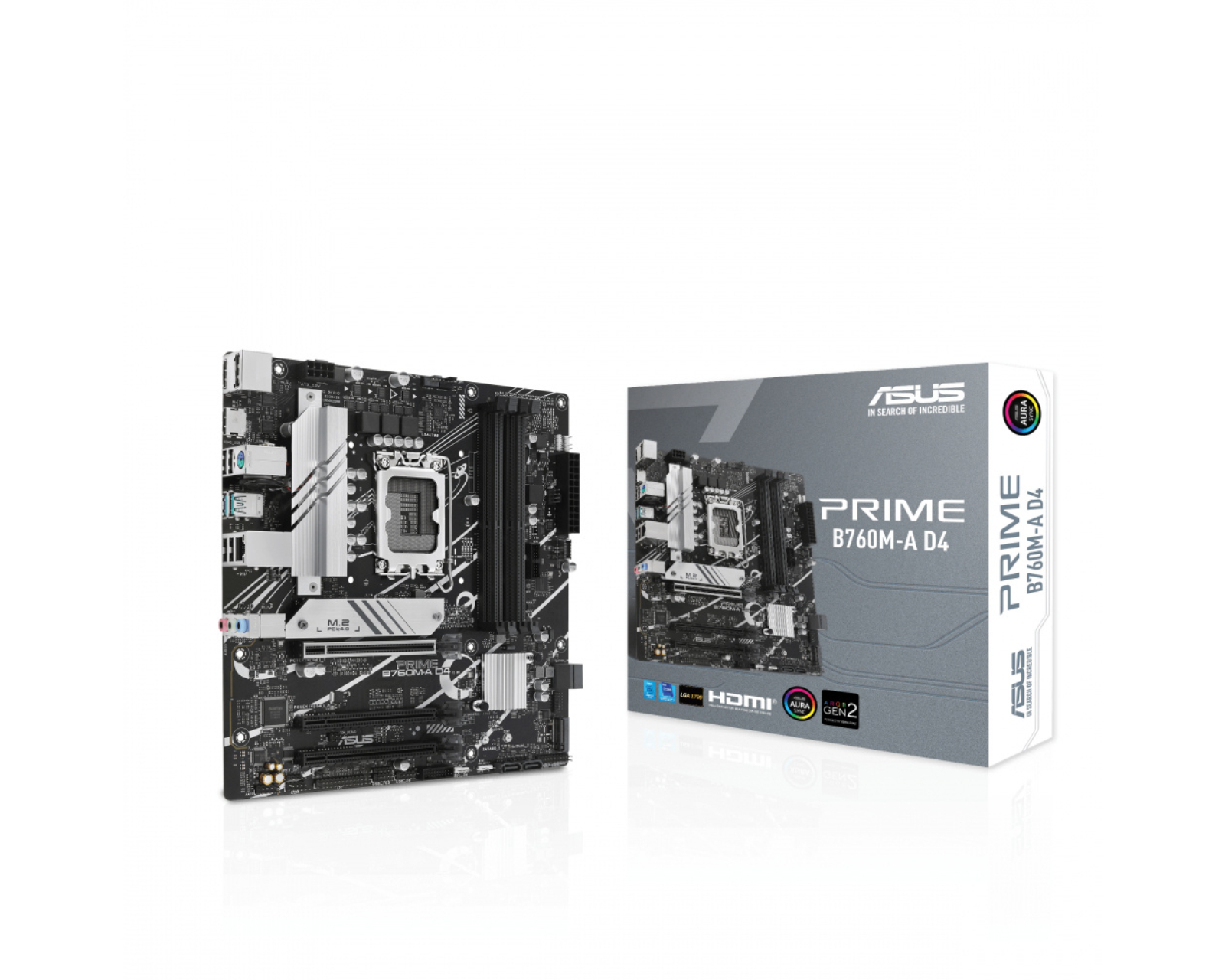 Foto 2 pulgar | Tarjeta Madre Asus Micro-atx Prime B760m A D4 S-1700 Intel B760 Hdmi 128gb Ddr4 Para Intel