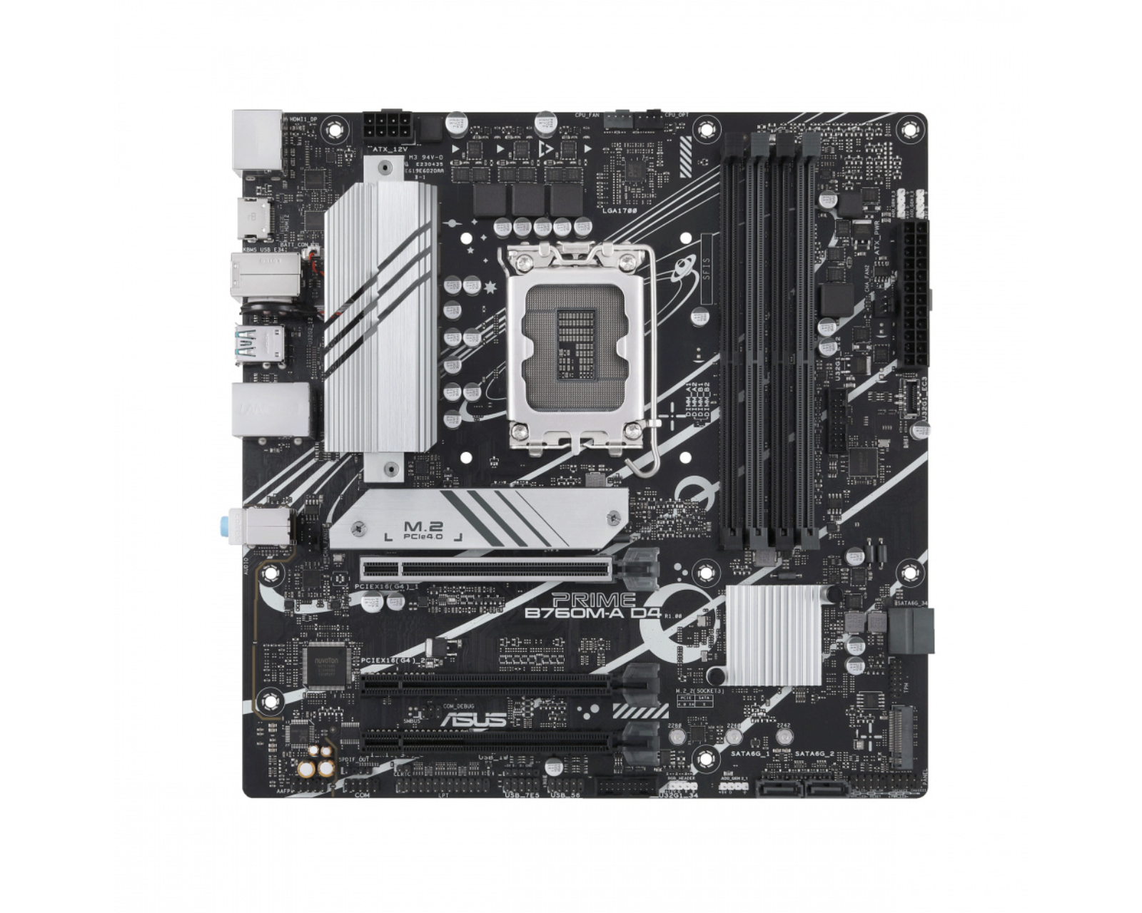 Foto 3 pulgar | Tarjeta Madre Asus Micro-atx Prime B760m A D4 S-1700 Intel B760 Hdmi 128gb Ddr4 Para Intel