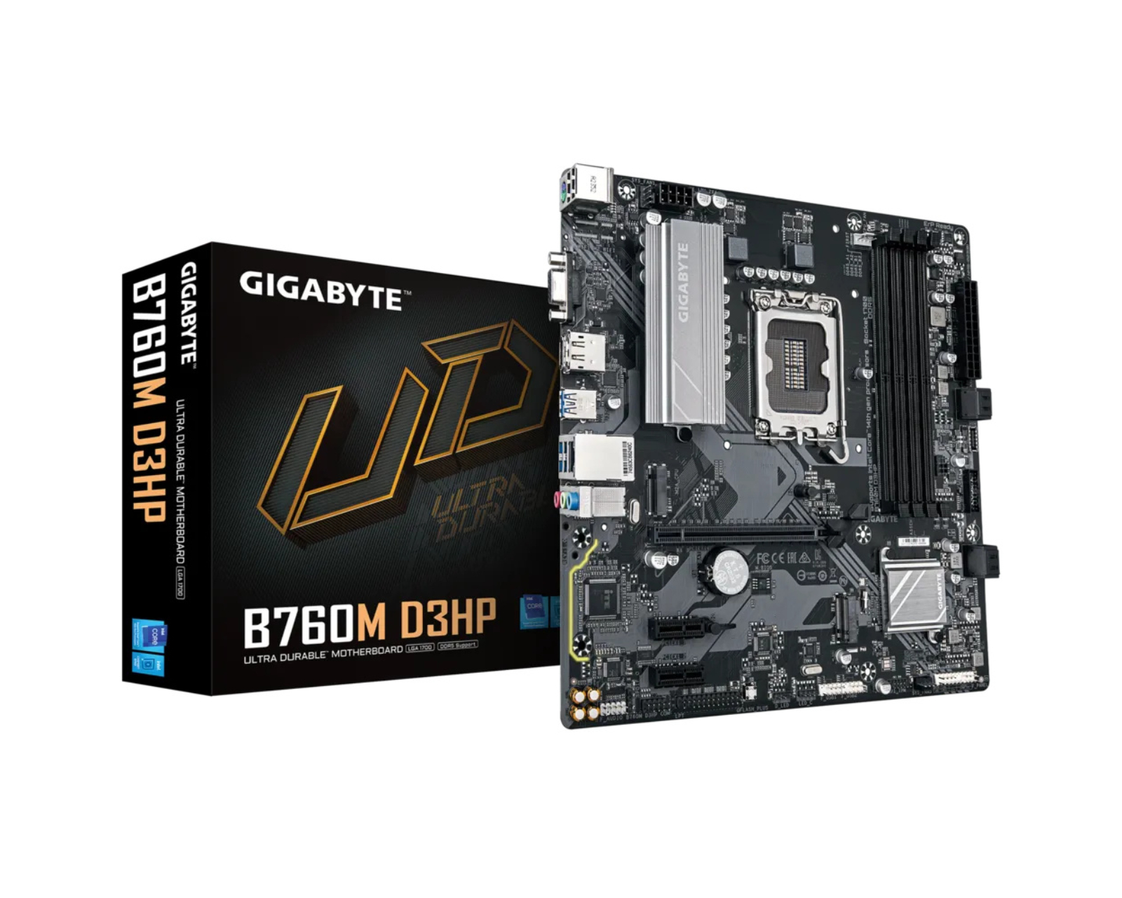 Foto 2 pulgar | Tarjeta Madre Gigabyte B760m D3hp Micro Atx Lga 1700 Intel B760 128gb Ddr4 Hdmi Dp Para Intel