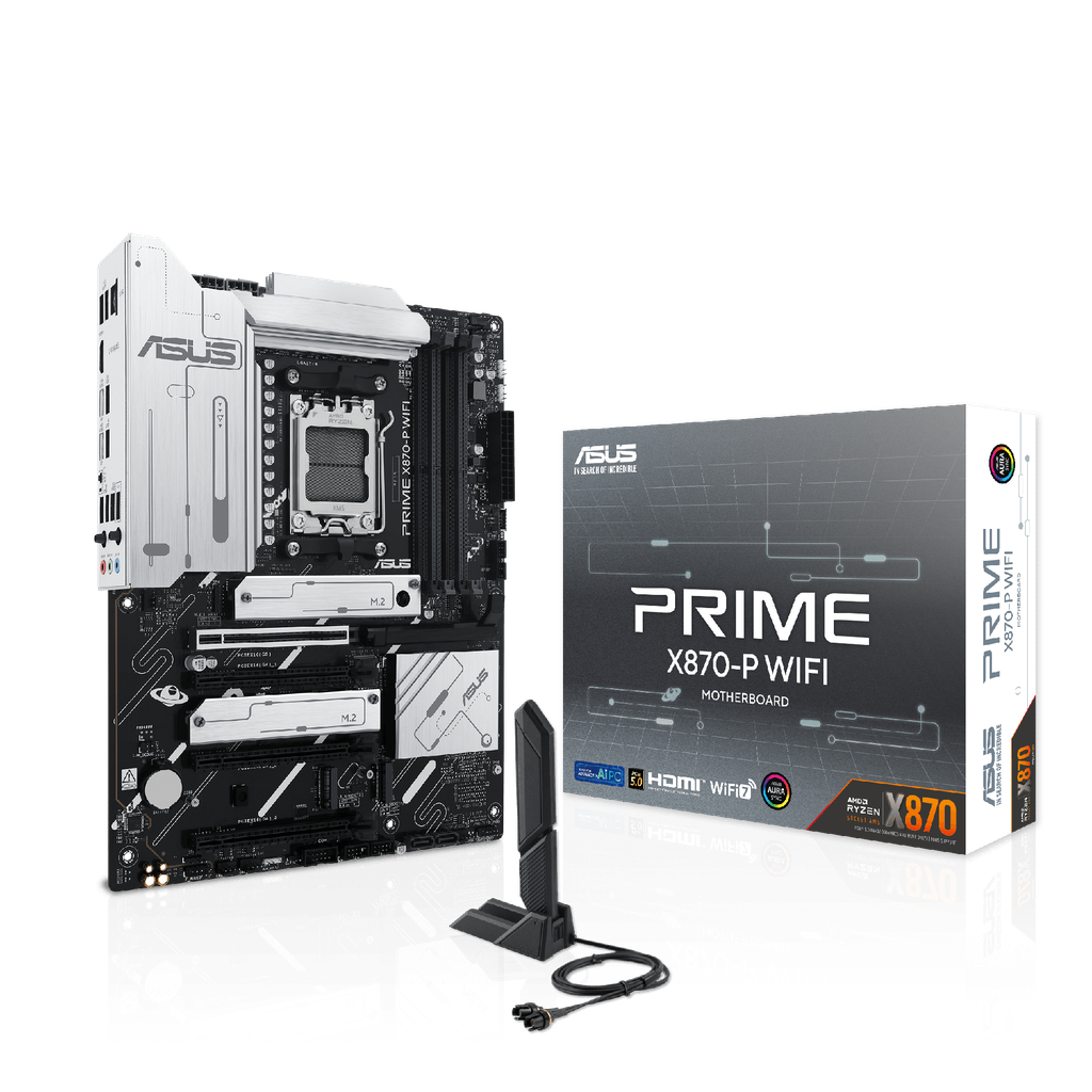 Foto 1 | Mb Asus Prime X870-p Wifi Am5 Ddr5 256gb Atx Hdmi Usb-c Wifi-7 Prime X870-p Wifi 90mb1is0-m0eay0