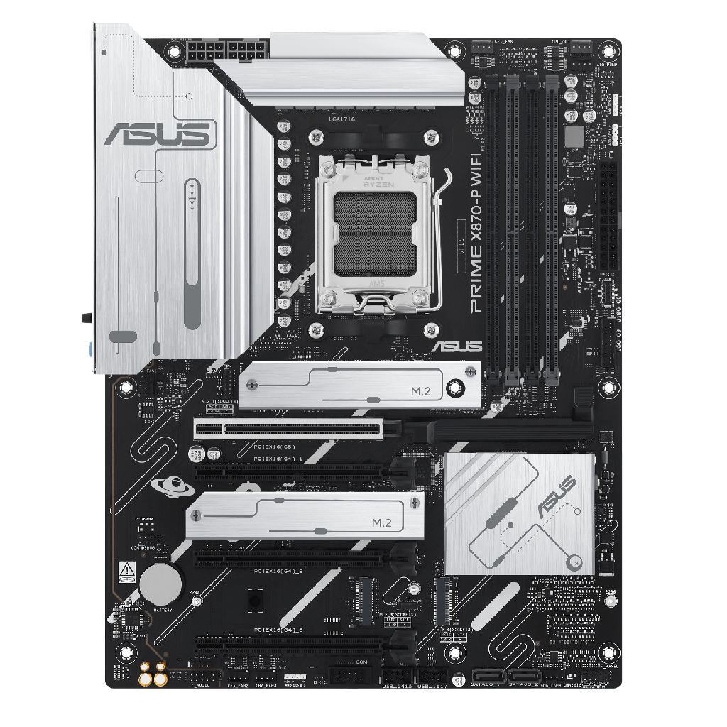 Foto 2 | Mb Asus Prime X870-p Wifi Am5 Ddr5 256gb Atx Hdmi Usb-c Wifi-7 Prime X870-p Wifi 90mb1is0-m0eay0