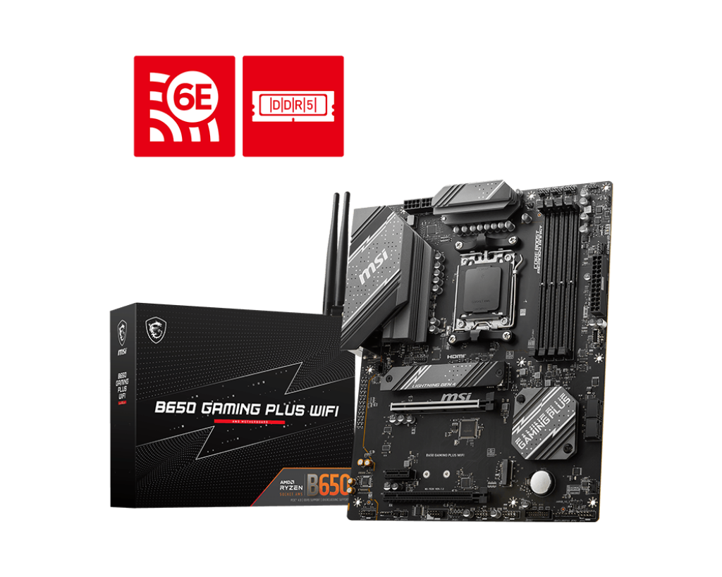 Foto 2 pulgar | Tarjeta Madre Msi B650 Gaming Plus Wifi, Amd, Am5, Ddr5-sdram, 192 Gb