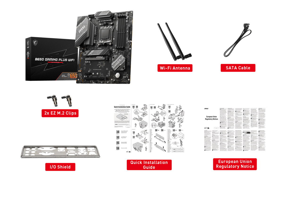 Foto 4 | Tarjeta Madre Msi B650 Gaming Plus Wifi, Amd, Am5, Ddr5-sdram, 192 Gb