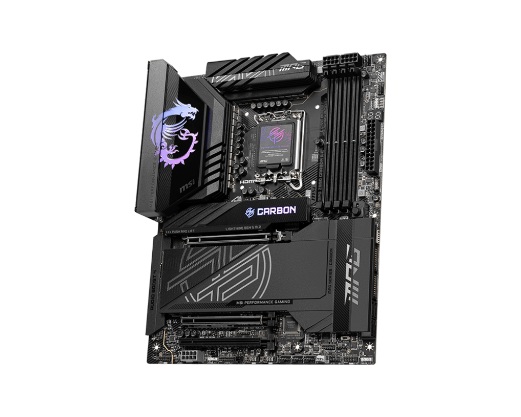 Foto 2 | Tarjeta Madre Msi Mpg Z890 Carbón Wifi / Atx / Lga1851 / Vrm Sps 110a / Ddr5 (9200+mt/s Oc) / Pcie 5.0 / Intel  Co