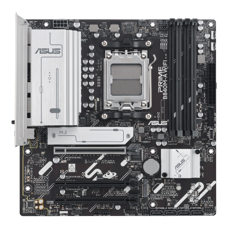Foto 4 pulgar | Mb Asus Prime B840m-a Wifi Am5 Ddr5 Atx Hdmi Dp 90mb1j20-m0eay0