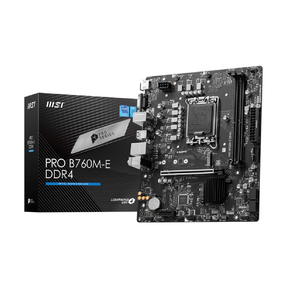 Foto 2 pulgar | Tarjeta Madre Msi Pro B760m-e Ddr4 Intel Socket 1700