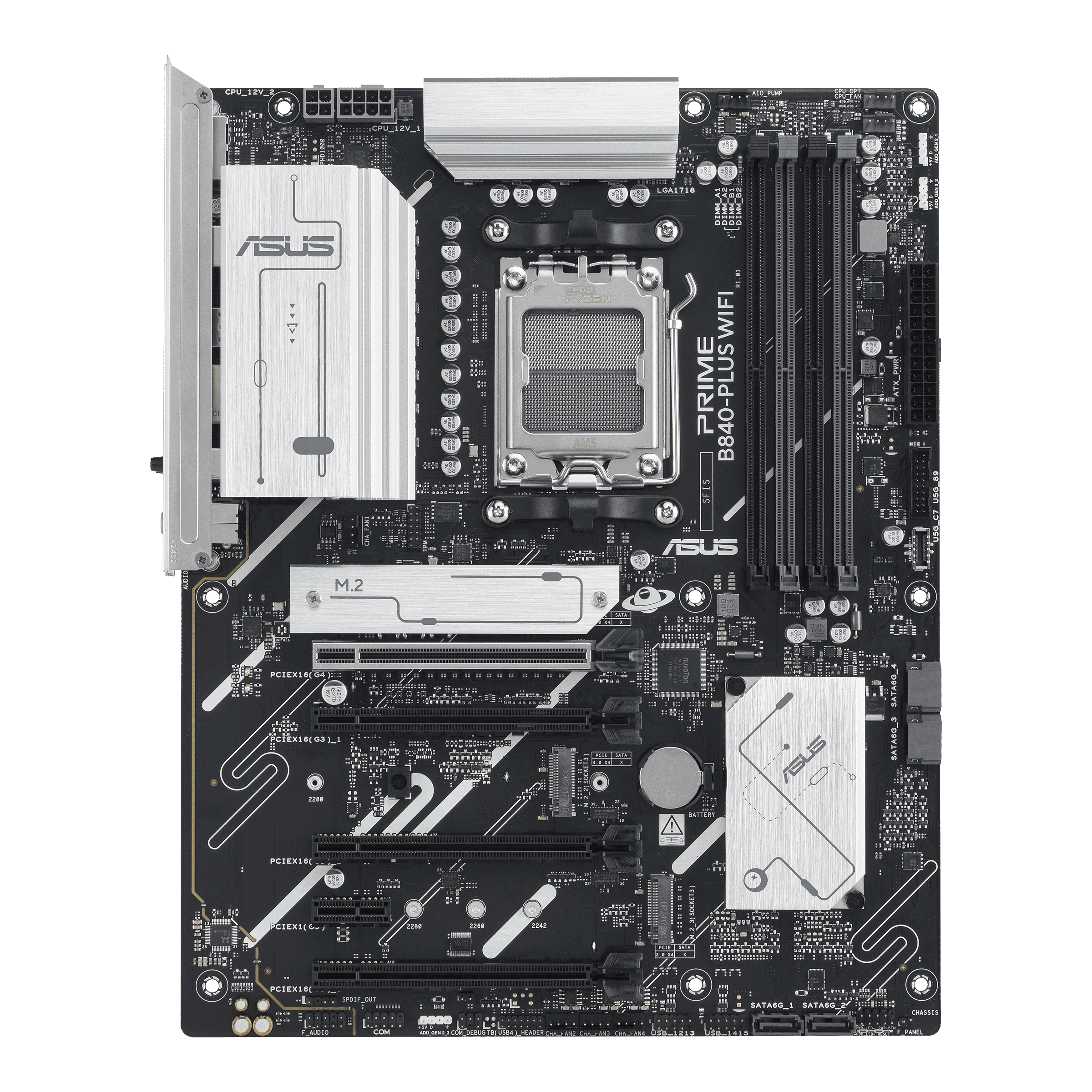 Foto 2 pulgar | Mb Asus Prime B840 Plus Wifi-csm Amd Am5 256gb Ddr5 Atx Hdmi 90mb1iz0-m0uayc