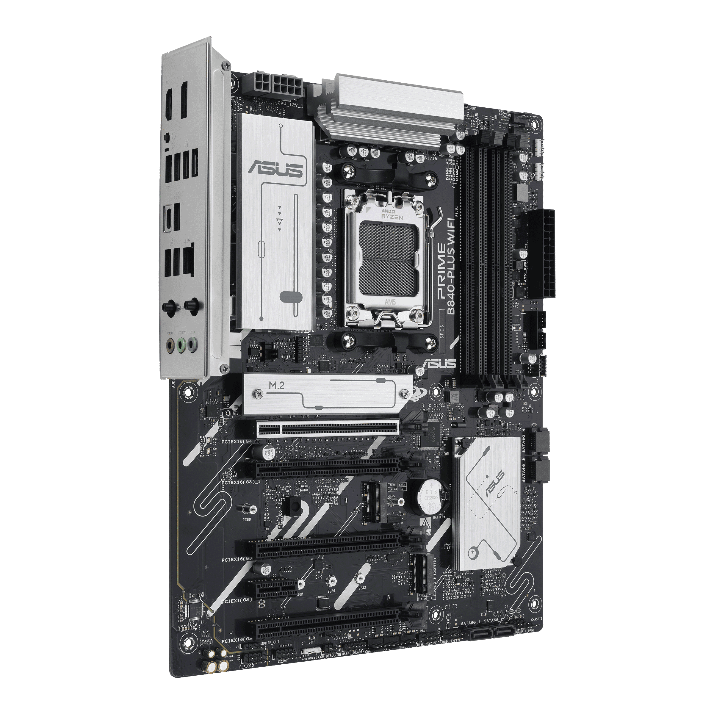Foto 3 pulgar | Mb Asus Prime B840 Plus Wifi-csm Amd Am5 256gb Ddr5 Atx Hdmi 90mb1iz0-m0uayc