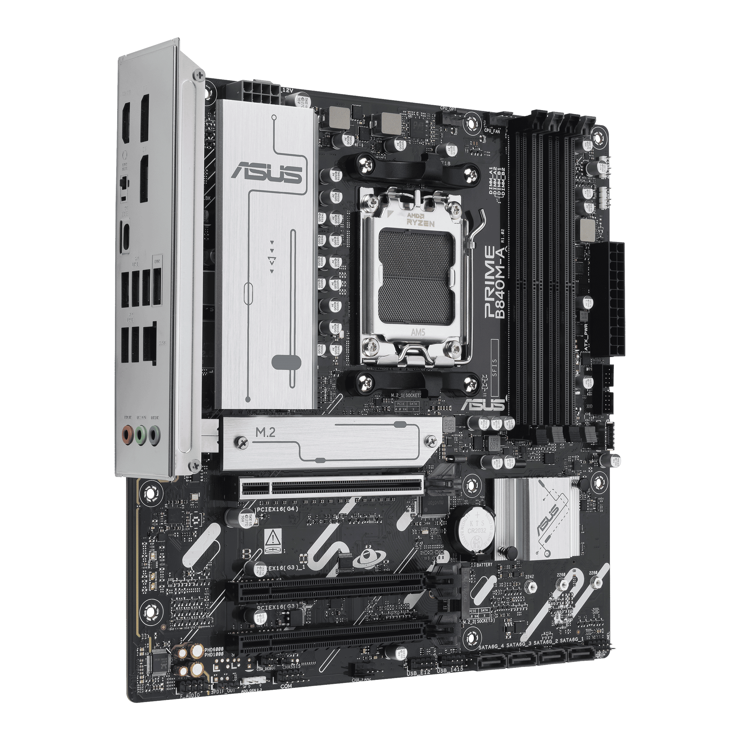 Foto 3 pulgar | Mb Asus Prime B840m-a Amd Am5 256gb Ddr5 M-atx Hdmi 90mb1j20-m0eay0