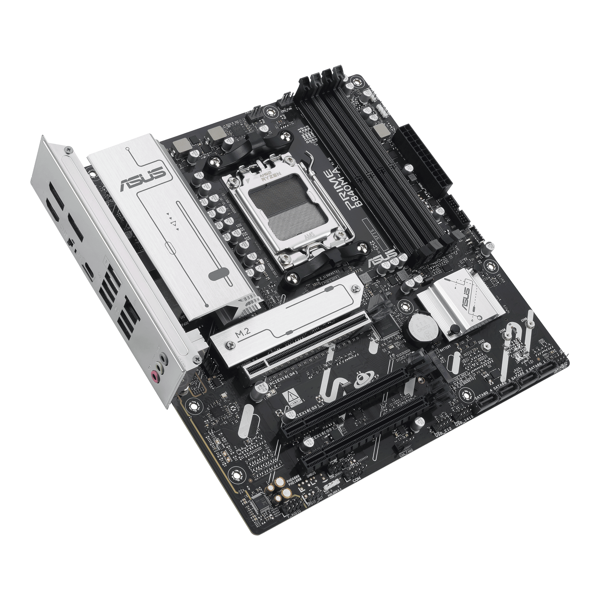 Foto 5 pulgar | Mb Asus Prime B840m-a Amd Am5 256gb Ddr5 M-atx Hdmi 90mb1j20-m0eay0