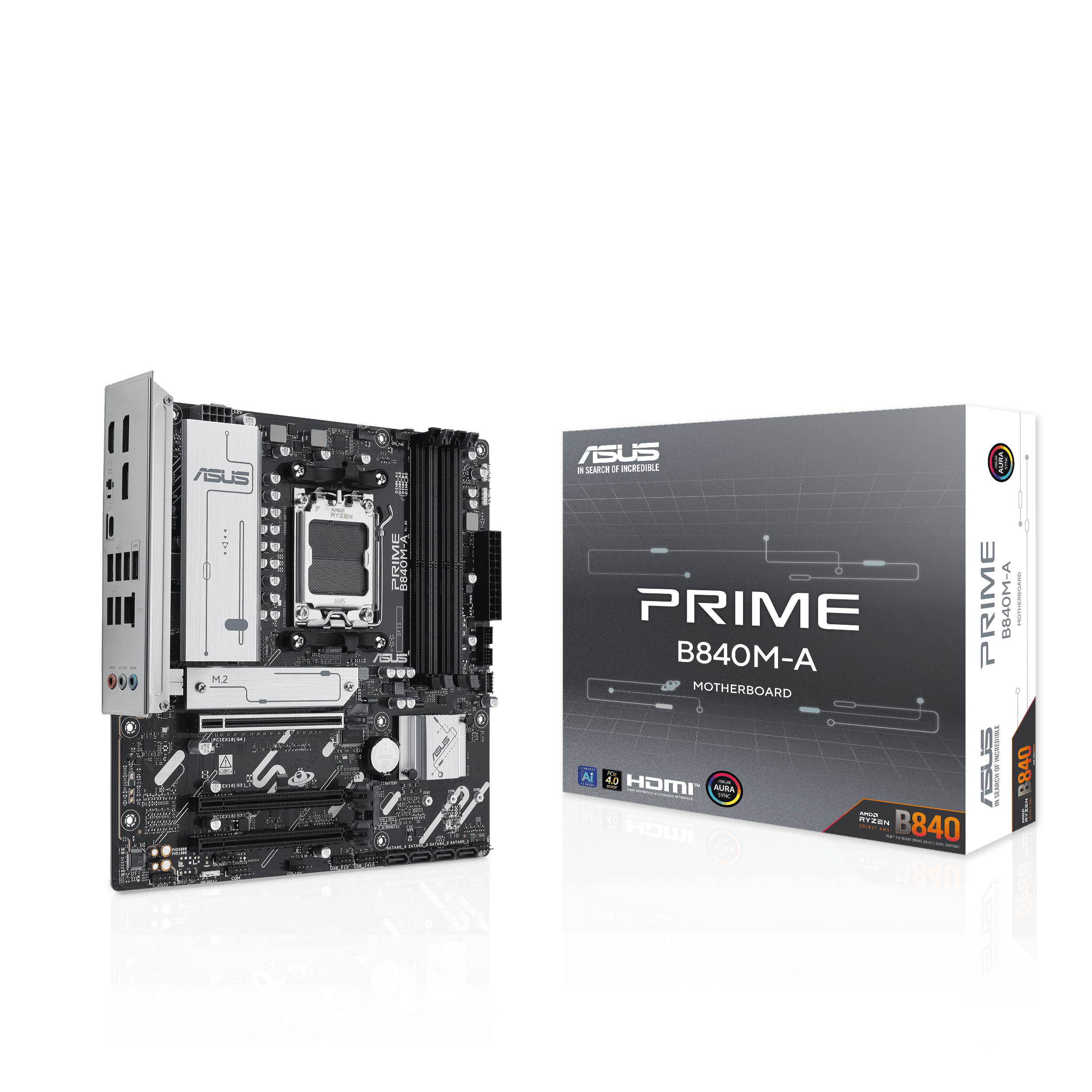 Foto 8 pulgar | Mb Asus Prime B840m-a Amd Am5 256gb Ddr5 M-atx Hdmi 90mb1j20-m0eay0