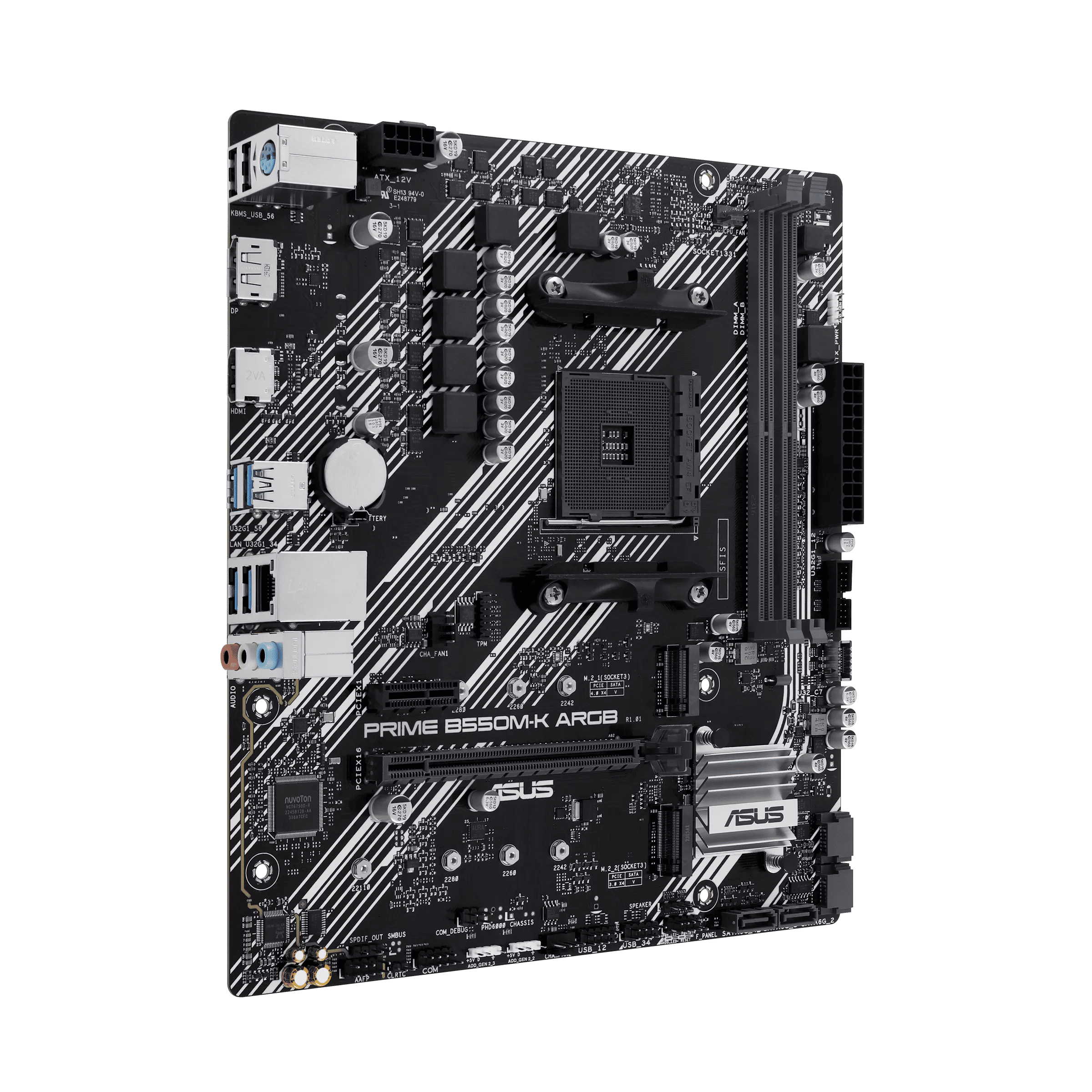 Foto 3 pulgar | Mb Asus Prime B550m-k Am4 Ddr4 Atx Hdmi Dvi 90mb14v0-m0eay0