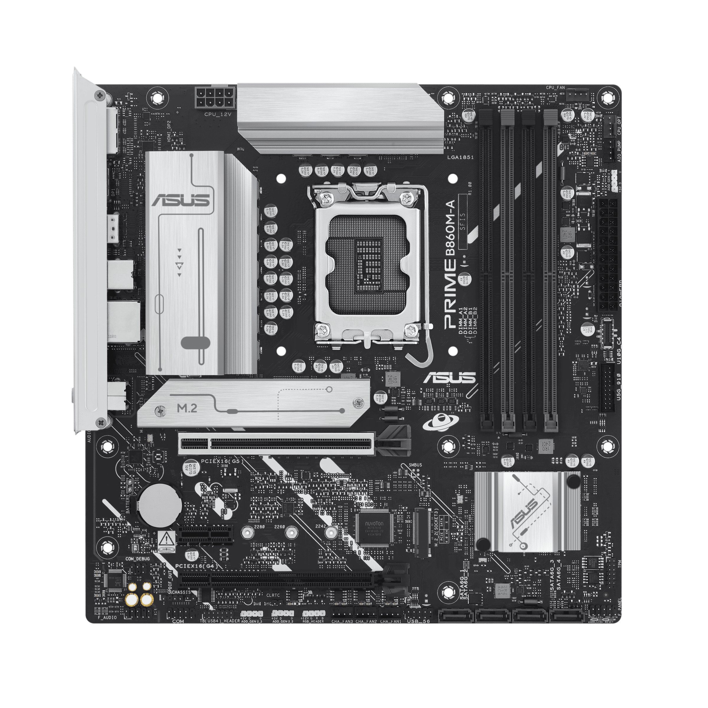 Foto 2 pulgar | Mb Asus Prime B860m-a Intel Lga1851 256gb Ddr5 Atx Hdmi Dp 90mb1k00-m0aay0