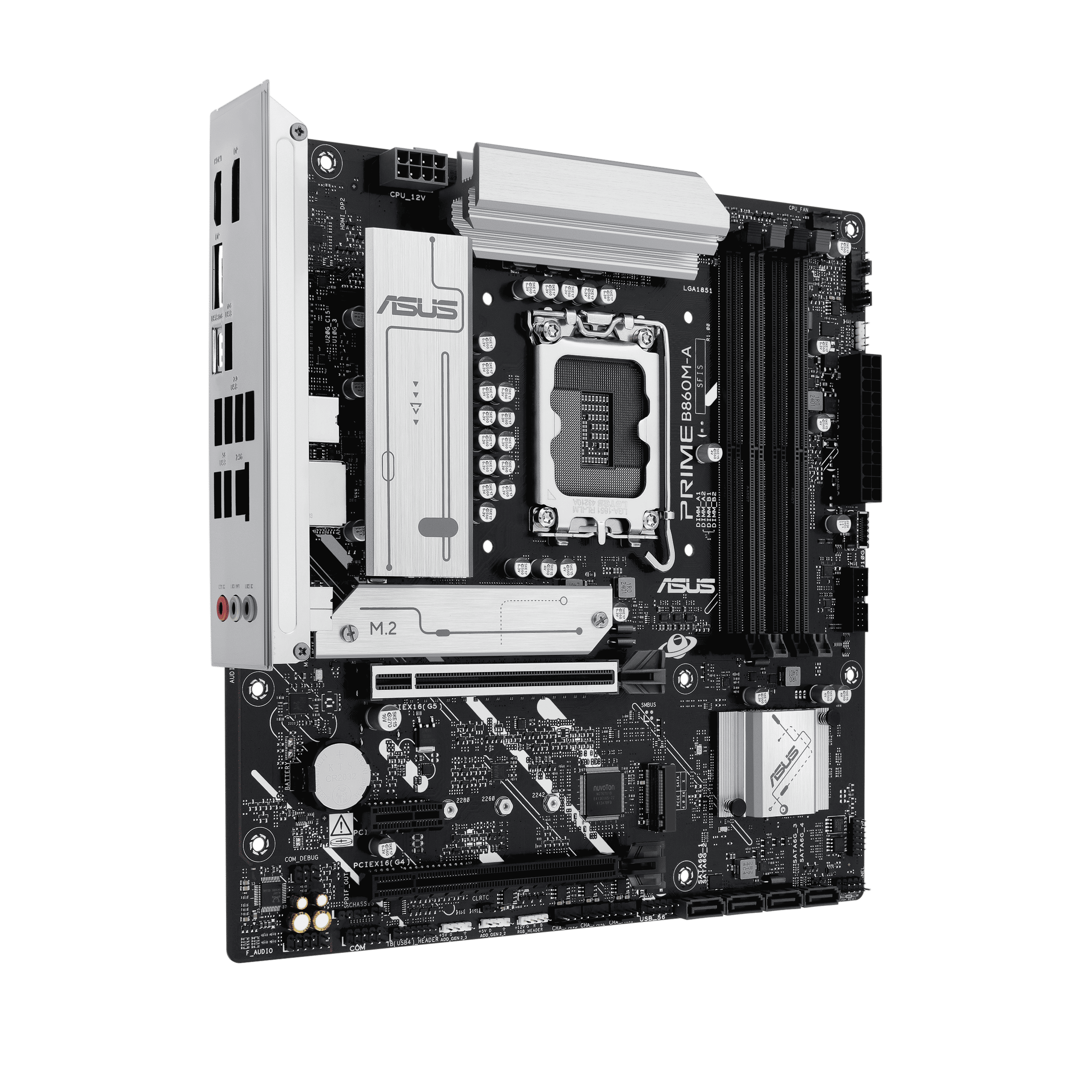 Foto 3 pulgar | Mb Asus Prime B860m-a Intel Lga1851 256gb Ddr5 Atx Hdmi Dp 90mb1k00-m0aay0