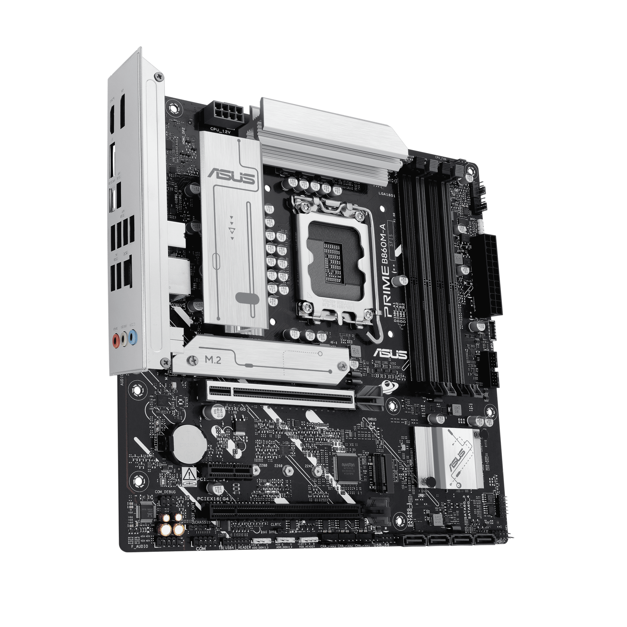 Foto 4 pulgar | Mb Asus Prime B860m-a Intel Lga1851 256gb Ddr5 Atx Hdmi Dp 90mb1k00-m0aay0