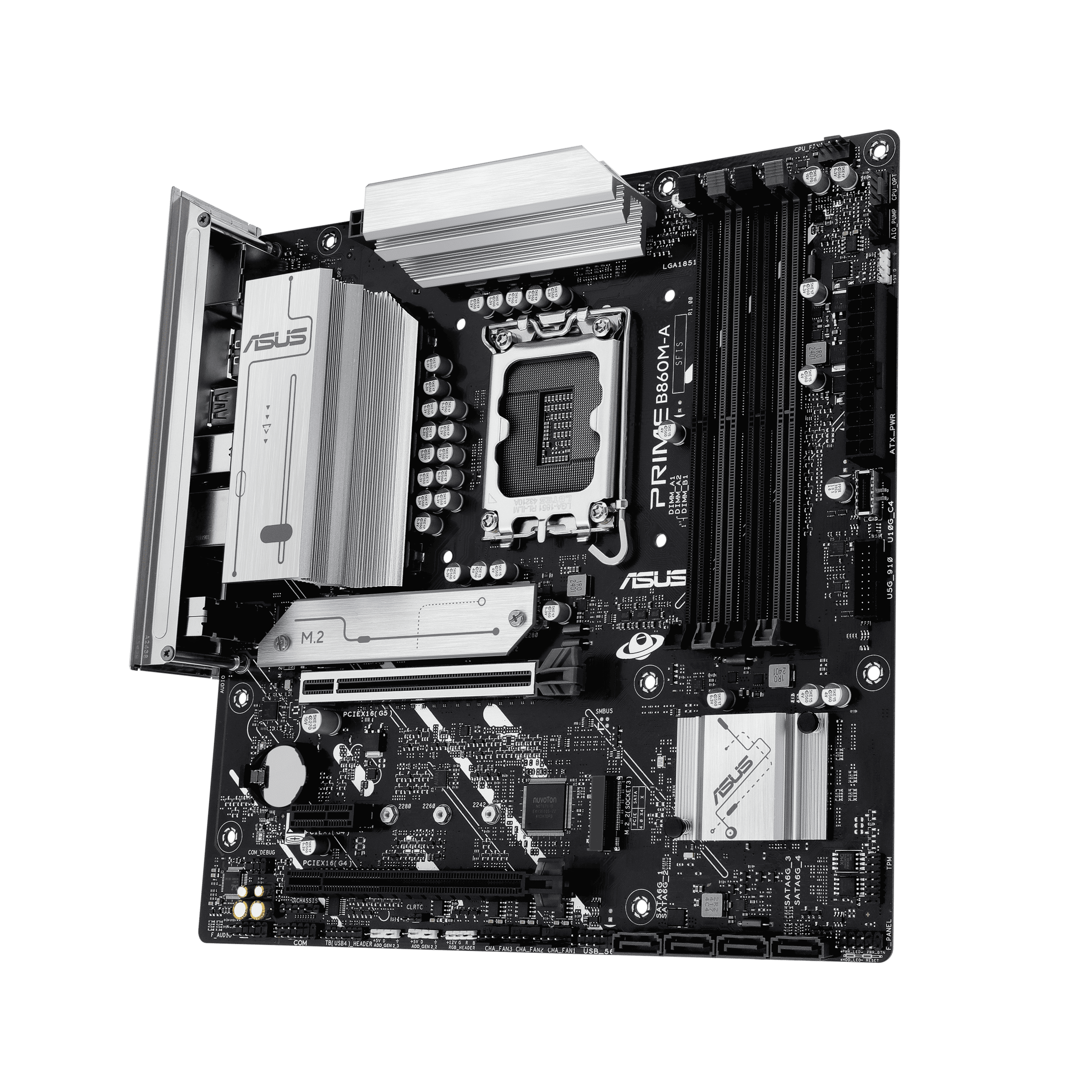 Foto 4 | Mb Asus Prime B860m-a Intel Lga1851 256gb Ddr5 Atx Hdmi Dp 90mb1k00-m0aay0