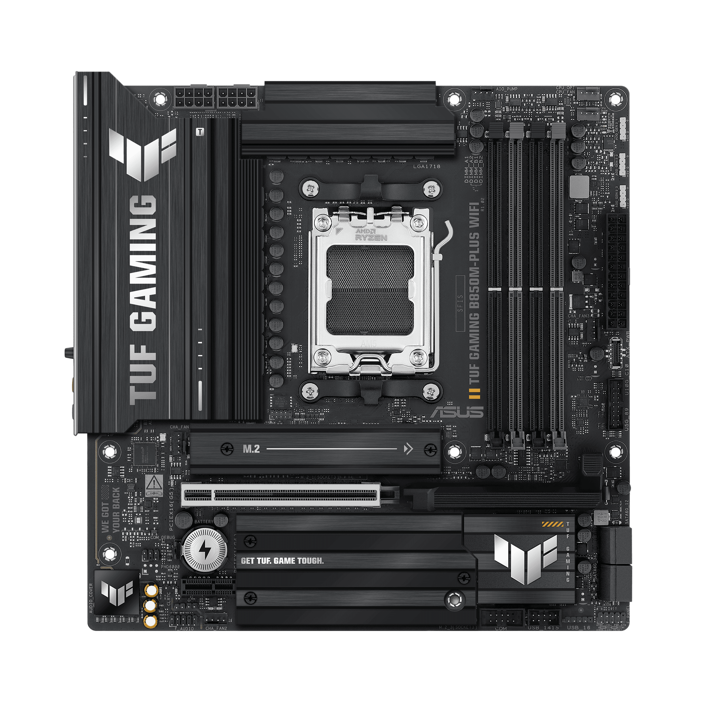 Foto 2 pulgar | Mb Asus Tuf Gaming B850m-plus Wifi Am5 256gb Ddr5 Hdmi Dp 90mb1iy0-m0eay0