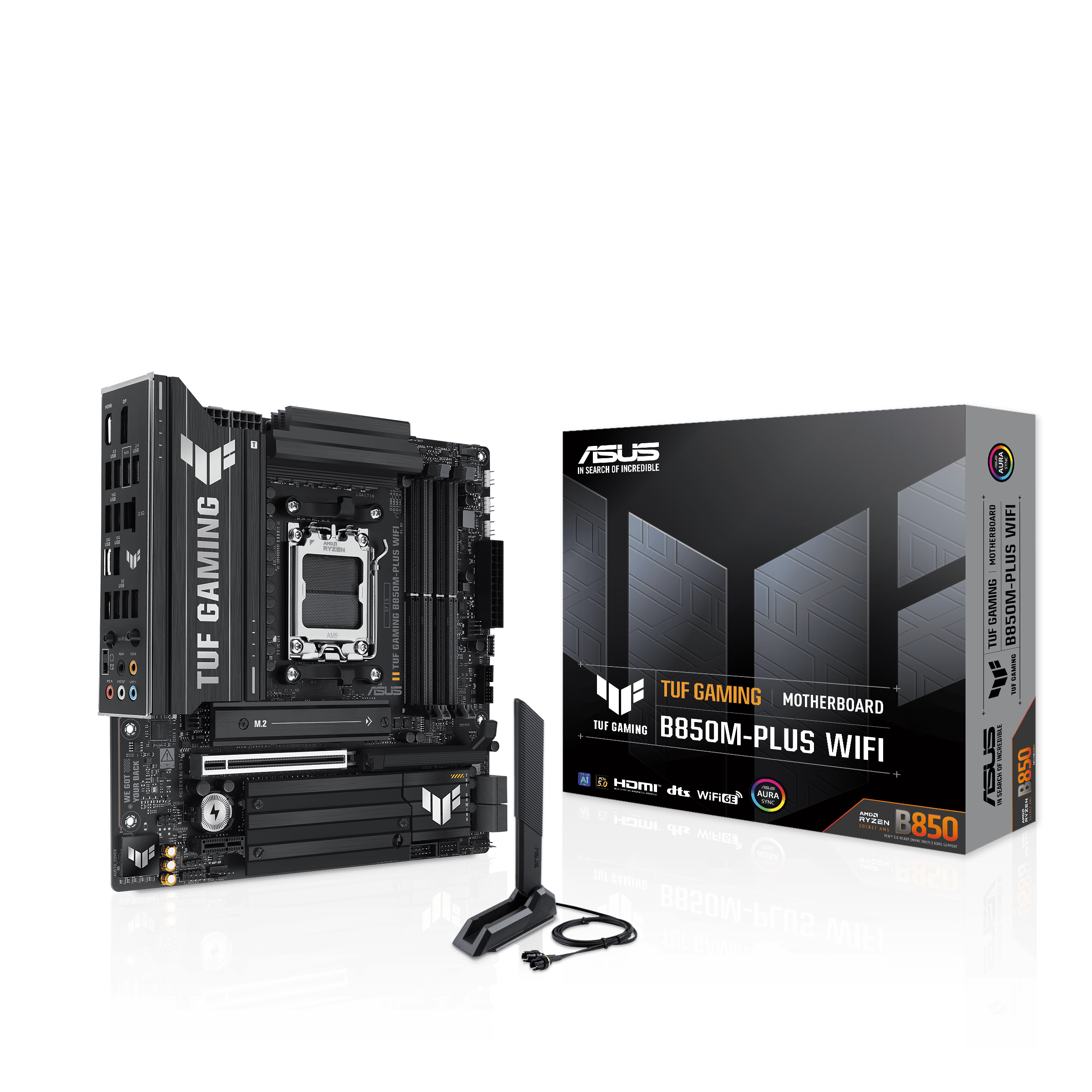 Foto 8 pulgar | Mb Asus Tuf Gaming B850m-plus Wifi Am5 256gb Ddr5 Hdmi Dp 90mb1iy0-m0eay0