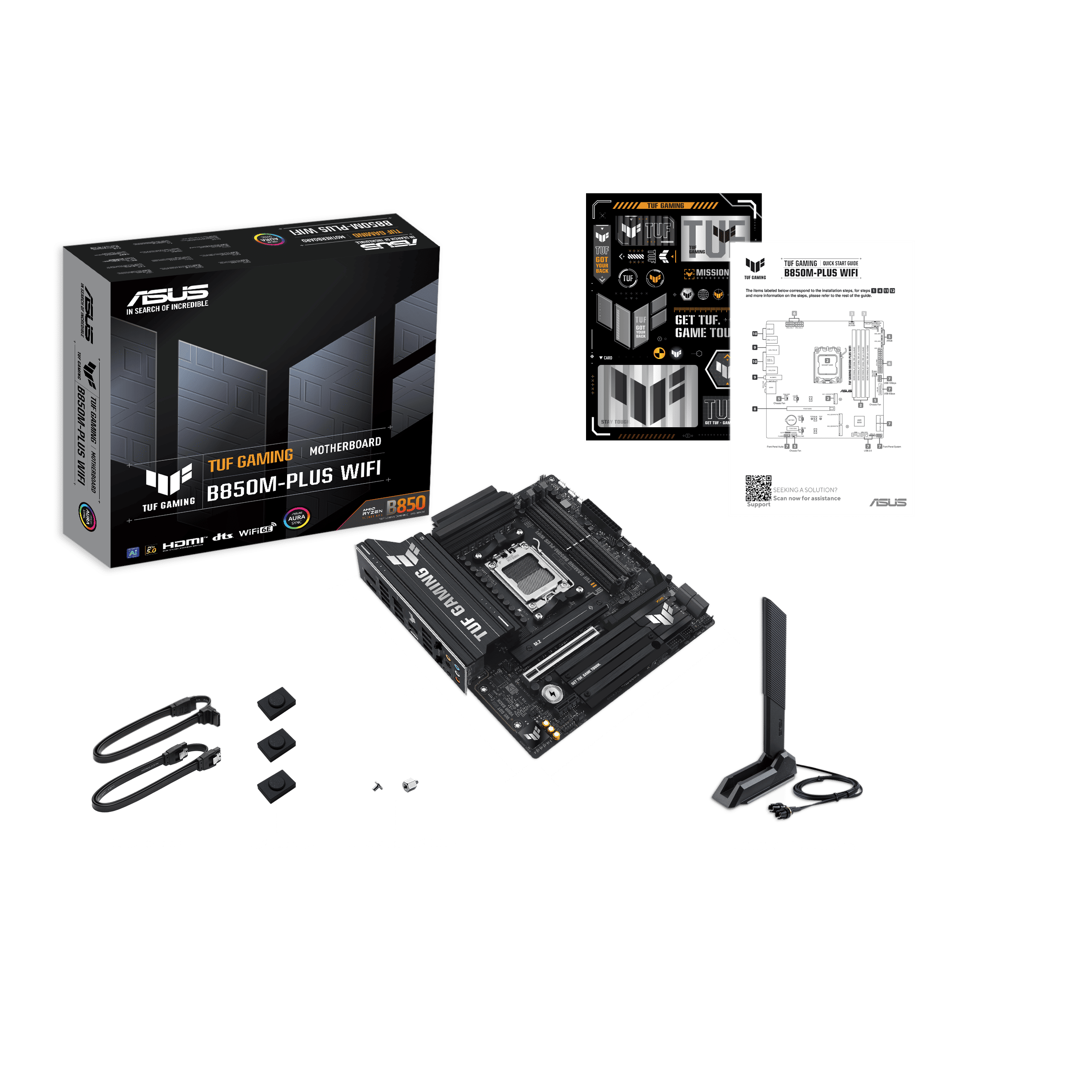 Foto 9 pulgar | Mb Asus Tuf Gaming B850m-plus Wifi Am5 256gb Ddr5 Hdmi Dp 90mb1iy0-m0eay0