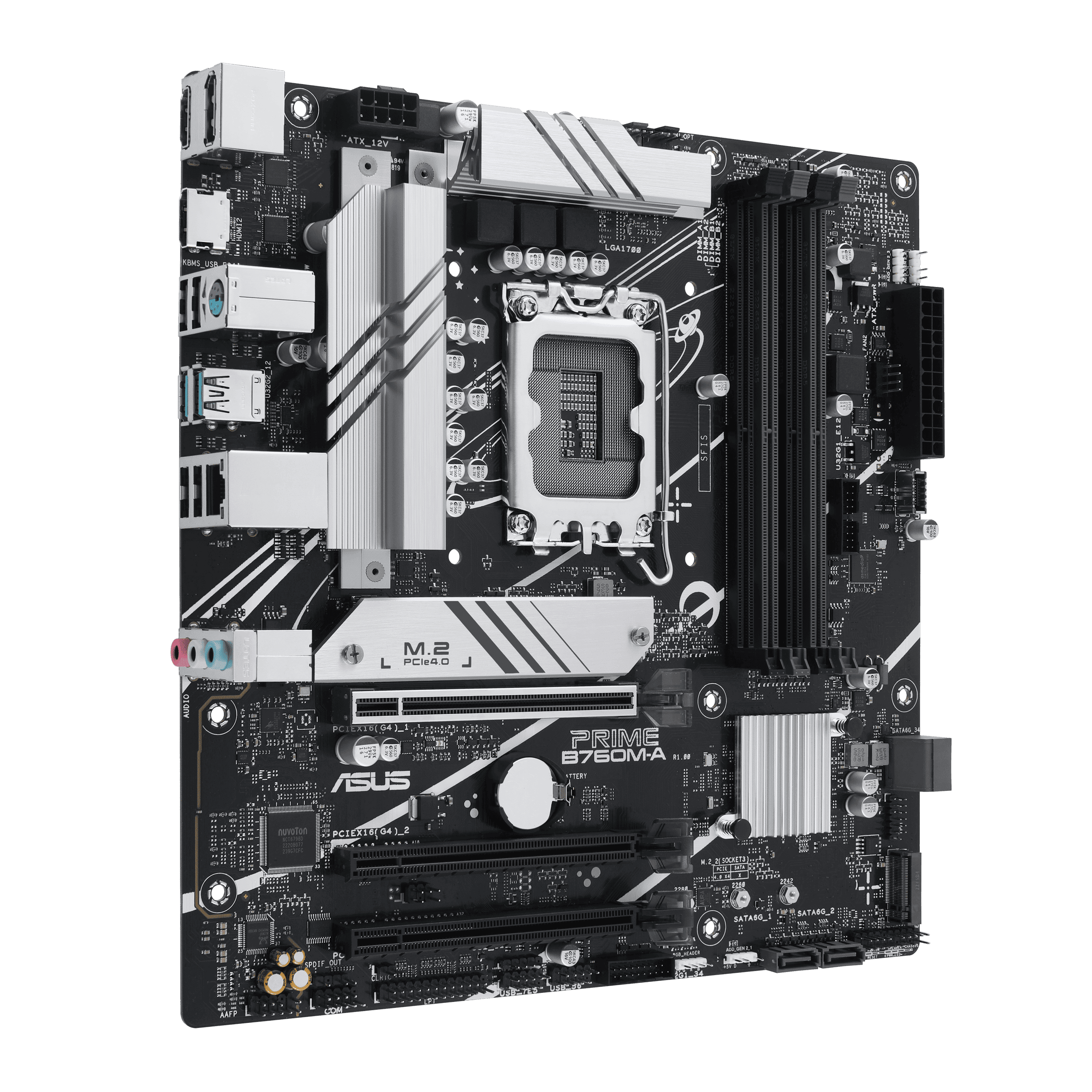Foto 3 pulgar | Mb Asus Prime B760m-a-csm Intel Lga1700 128gb Ddr5 Atx Hdmi Dp 90mb1ek0-m0eayc