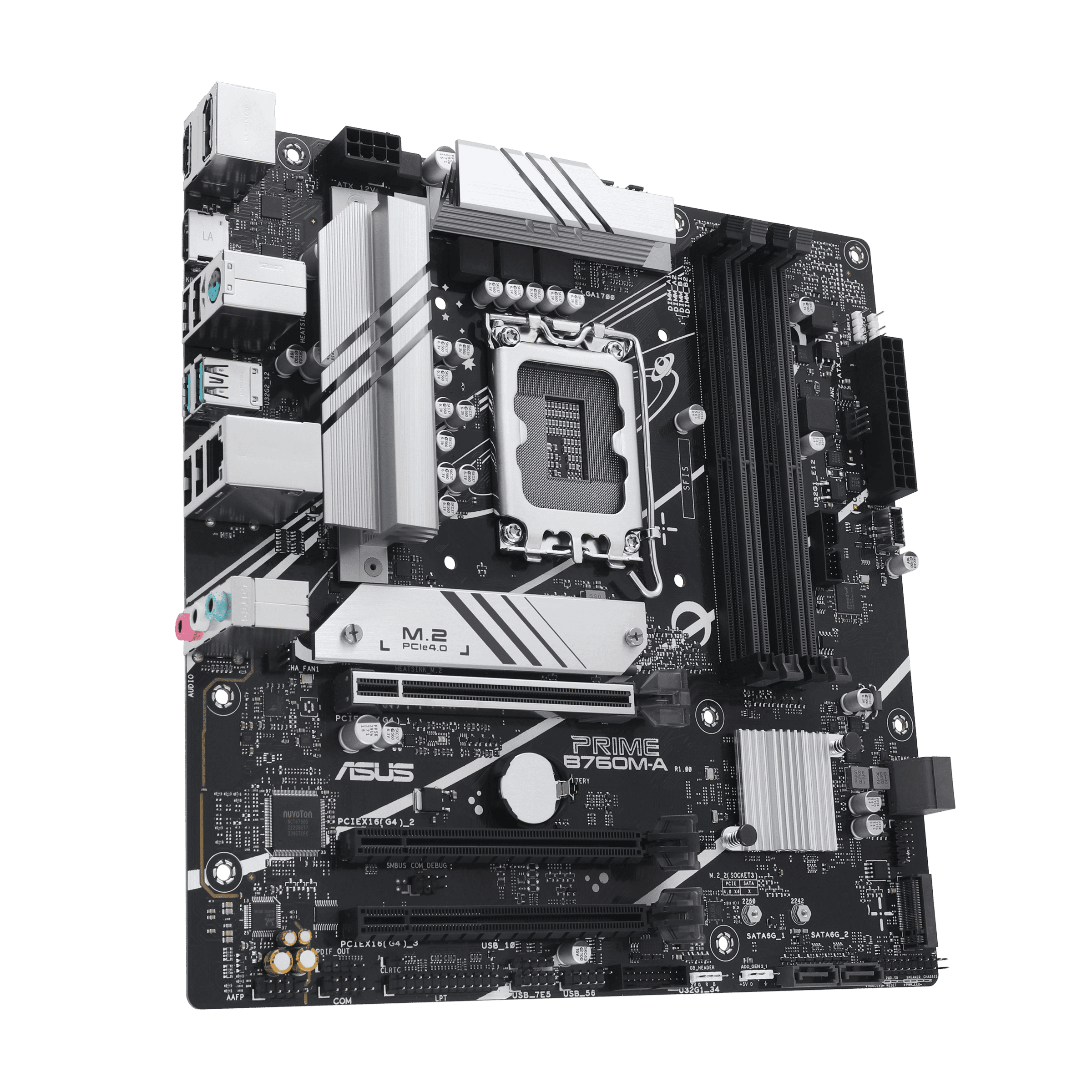 Foto 4 pulgar | Mb Asus Prime B760m-a-csm Intel Lga1700 128gb Ddr5 Atx Hdmi Dp 90mb1ek0-m0eayc