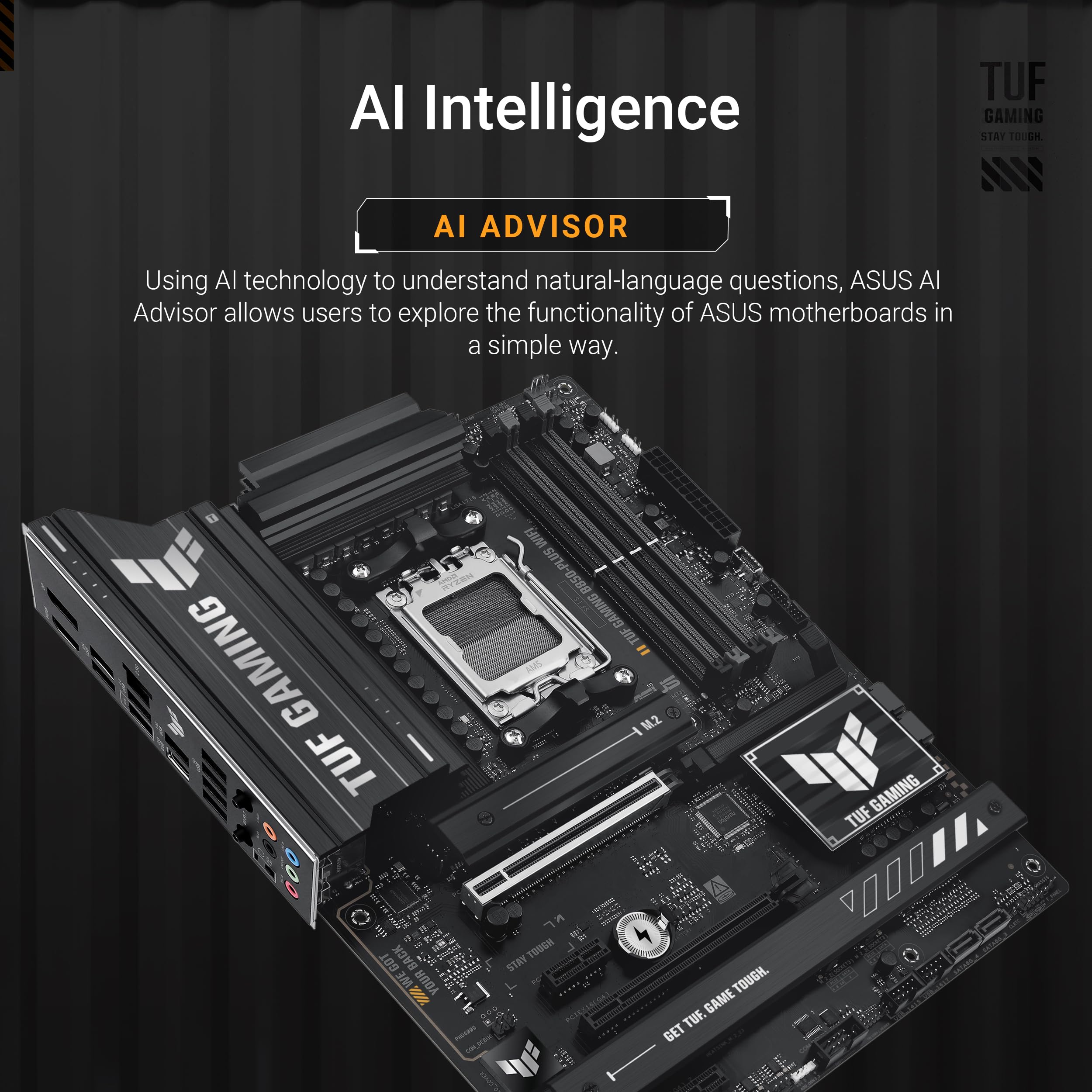 Foto 3 pulgar | Placa Madre Asus Tuf Gaming B850-plus Wifi Amd Am5 B850 Atx - Venta Internacional.