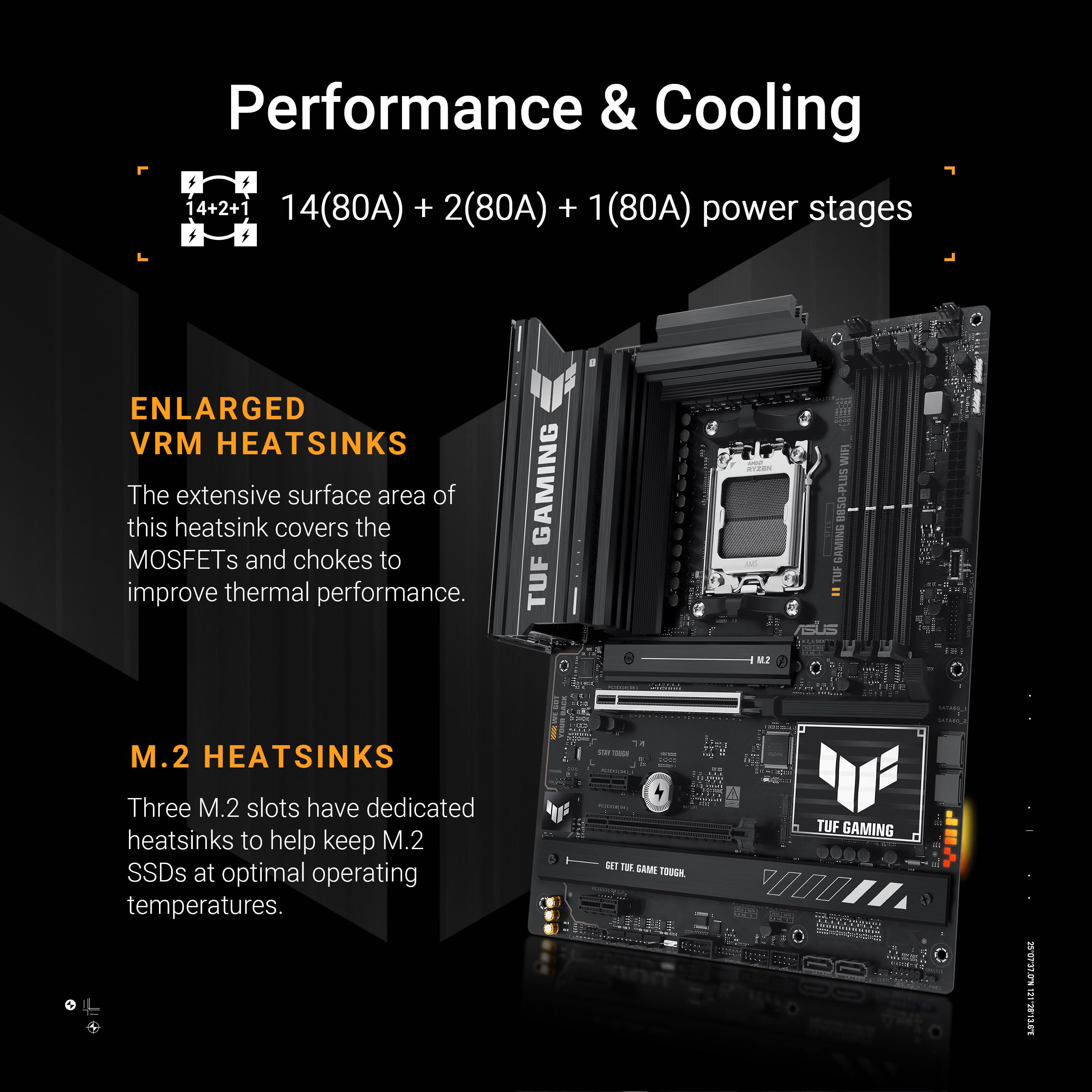 Foto 4 pulgar | Placa Madre Asus Tuf Gaming B850-plus Wifi Amd Am5 B850 Atx - Venta Internacional.